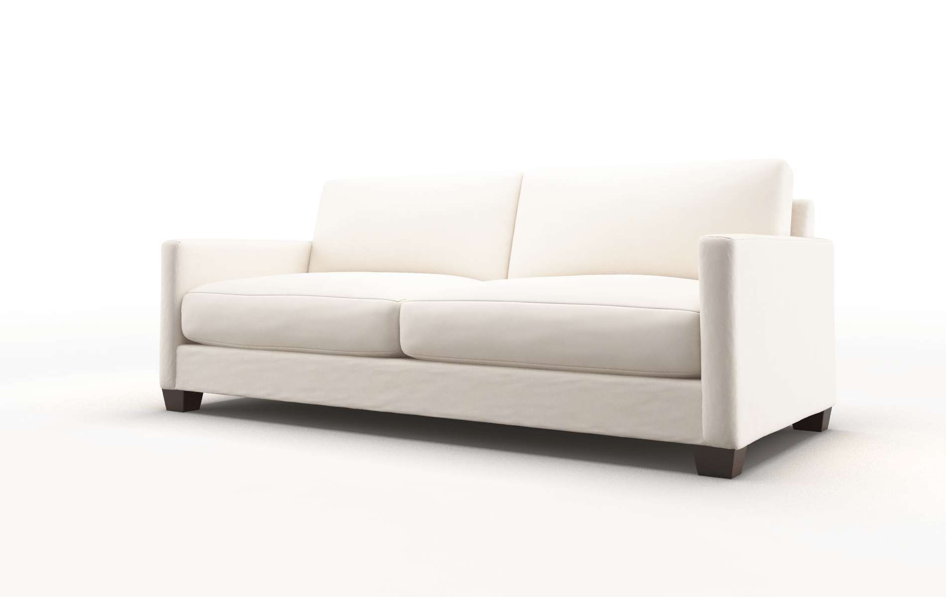 Dresden Blanche Milky Sofa espresso legs 4