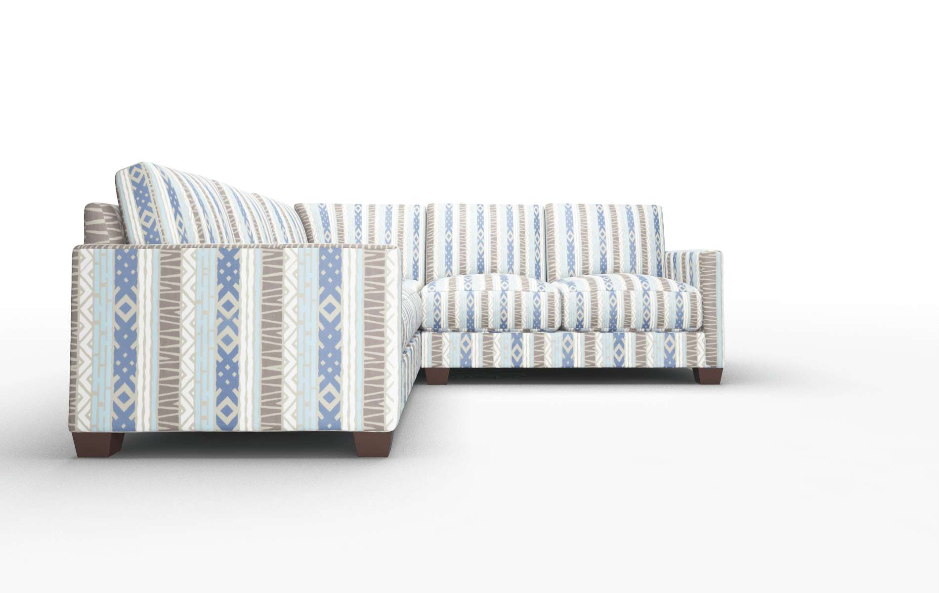Dresden Bodhi Indigo Sectional espresso legs 2