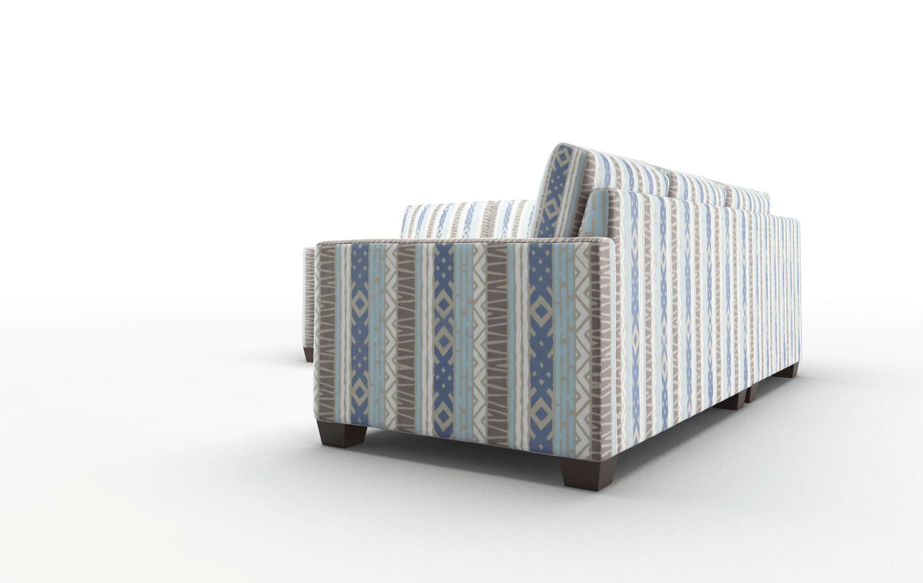 Dresden Bodhi Indigo Sectional espresso legs 4