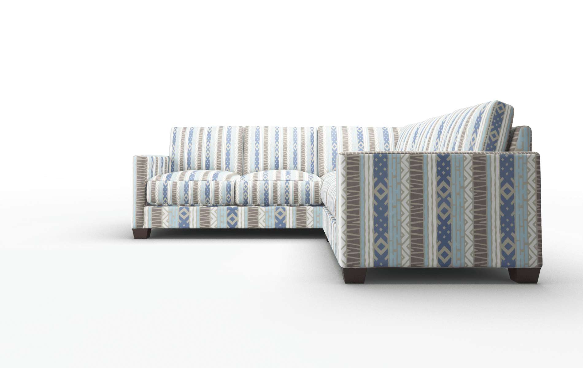 Dresden Bodhi Indigo Sectional espresso legs 5