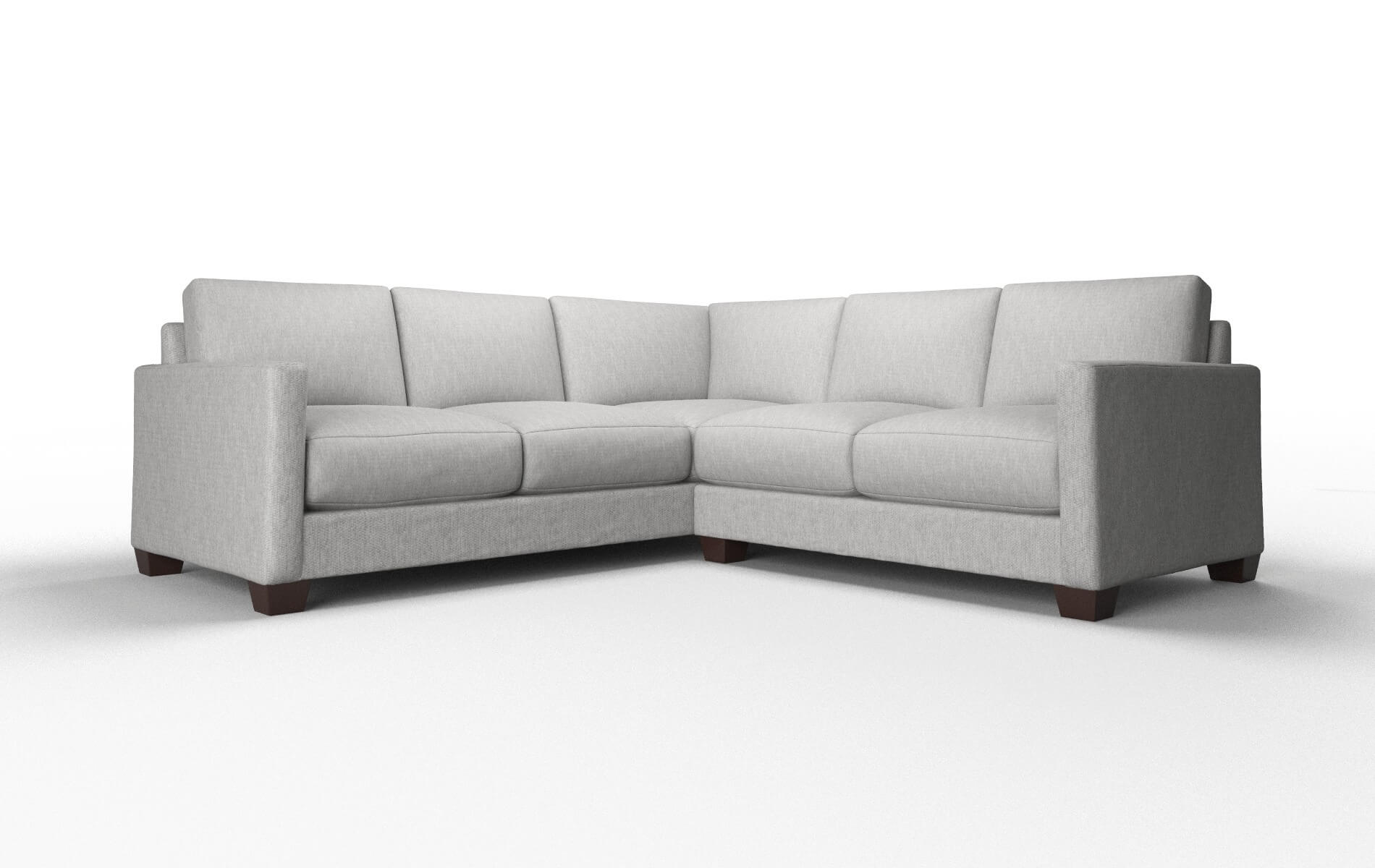 Dresden Bungalow graphite Sectional Espresso Legs  1