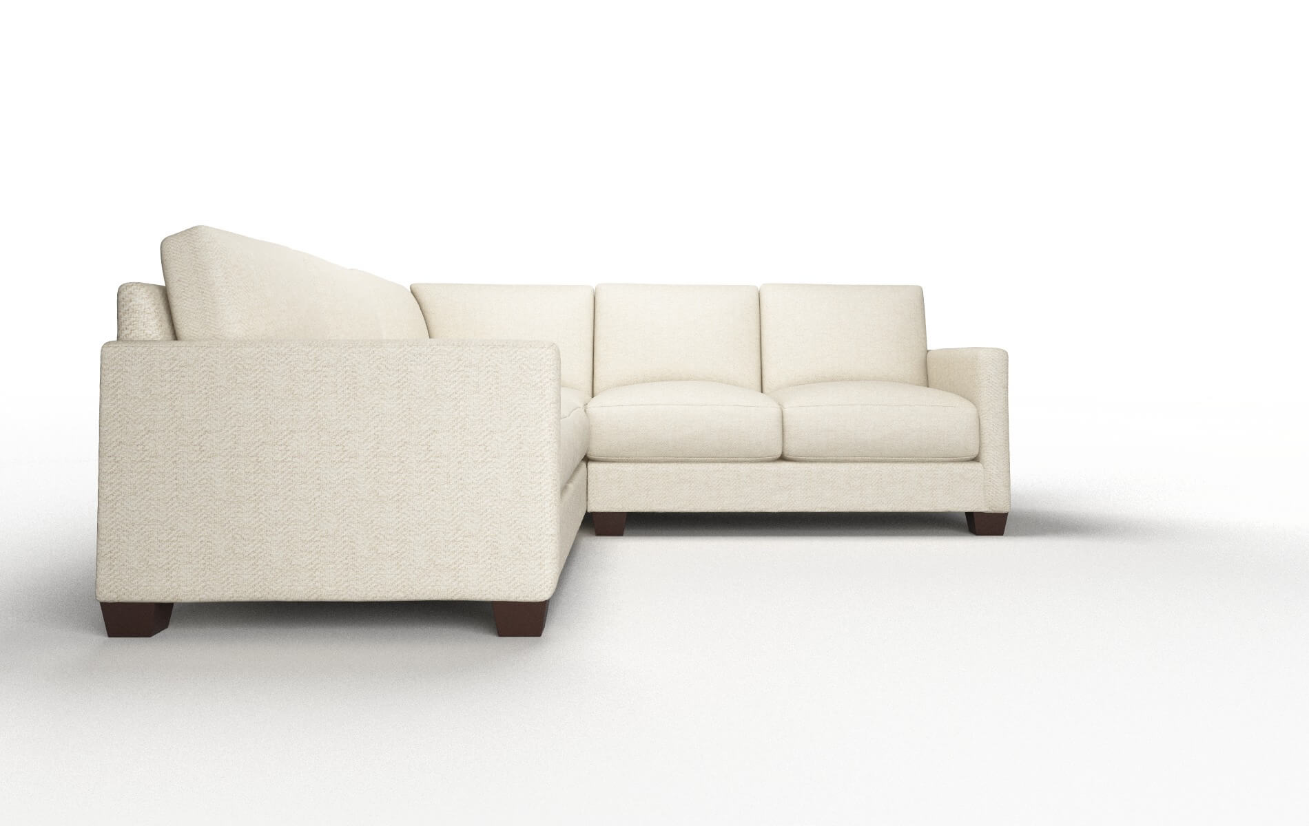 Dresden Catalina Wheat Sectional espresso legs 2