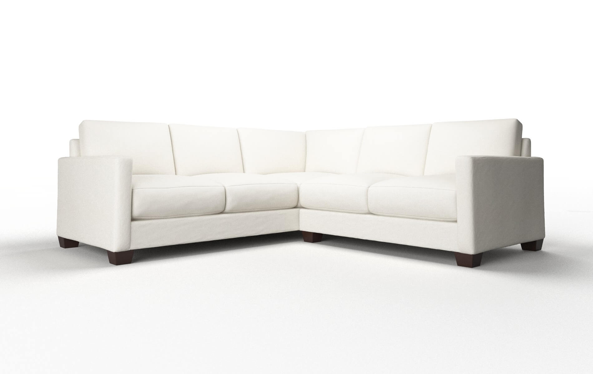 Dresden Chance Bone Sectional espresso legs 1