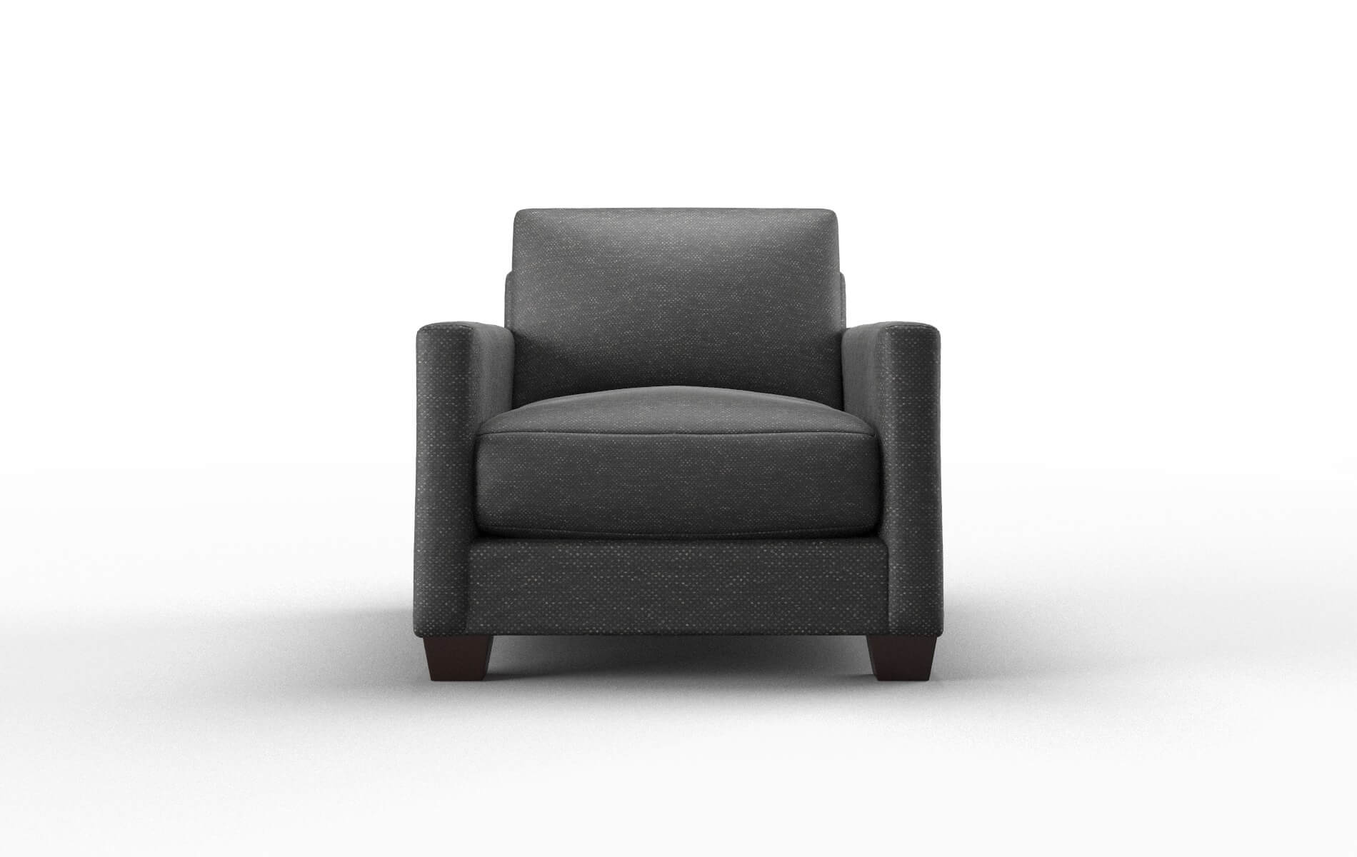 Dresden Chance denim Chair Espresso Legs  1