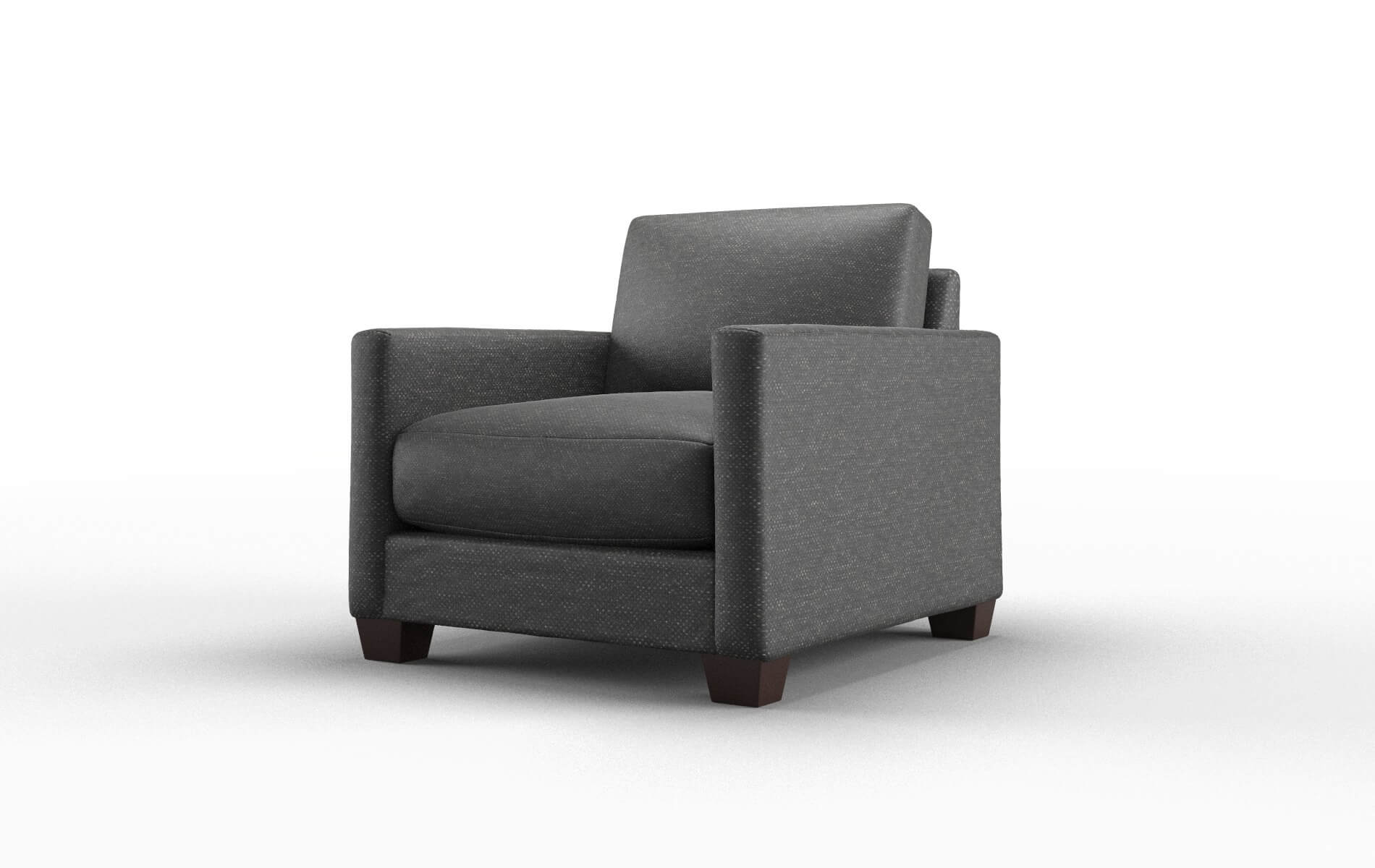 Dresden Chance Denim Chair espresso legs 4