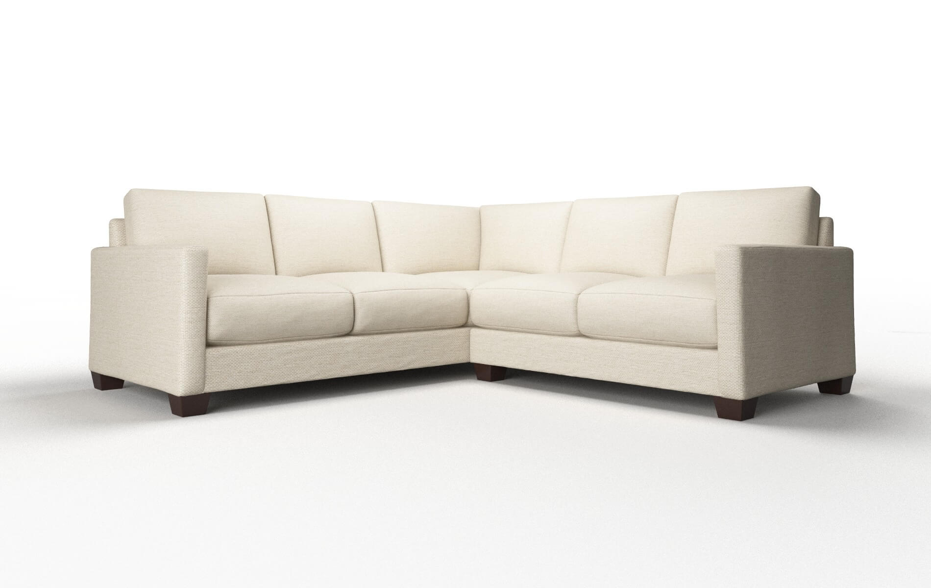 Dresden Chance Sand Sectional espresso legs 1
