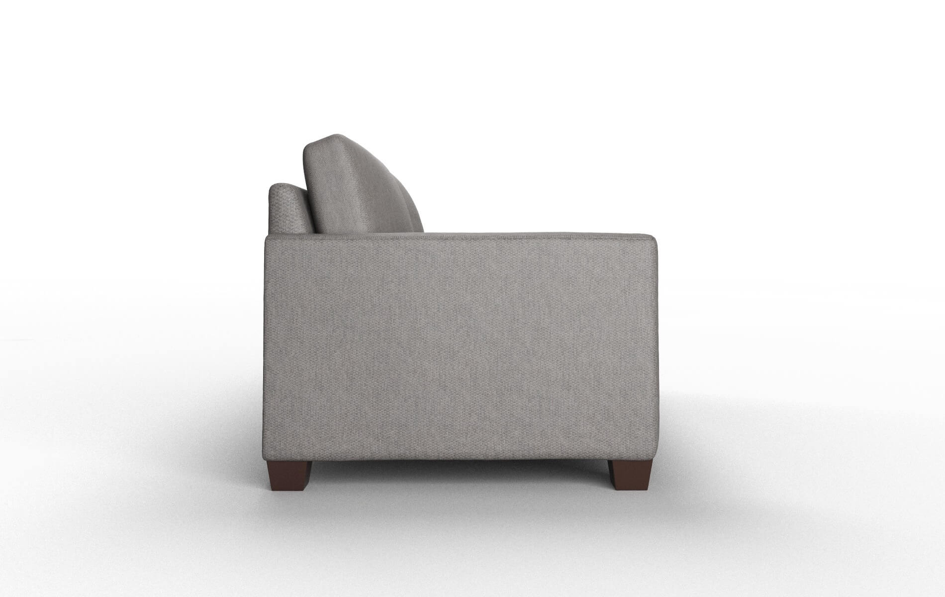 Dresden Cosmo Charcoal Sofa espresso legs 3