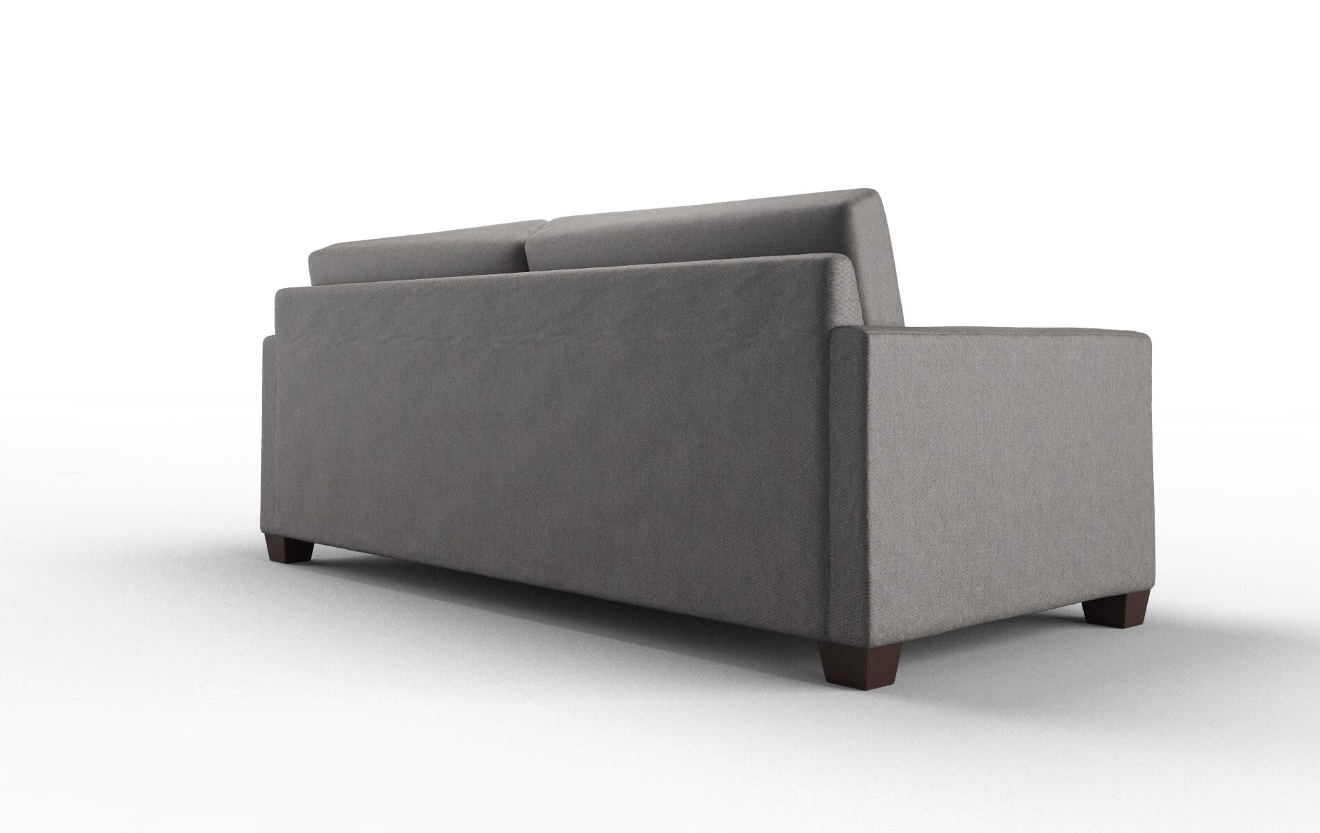 Dresden Cosmo Charcoal Sofa espresso legs 5