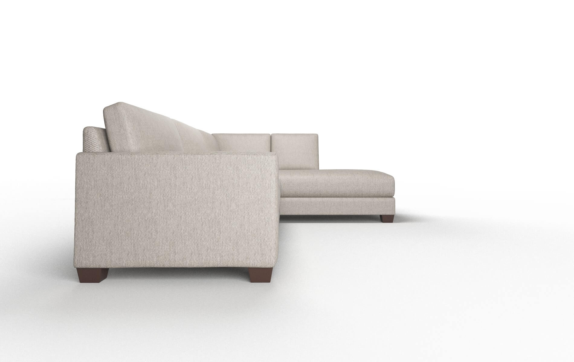 Dresden Cosmo Taupe Panel espresso legs 3