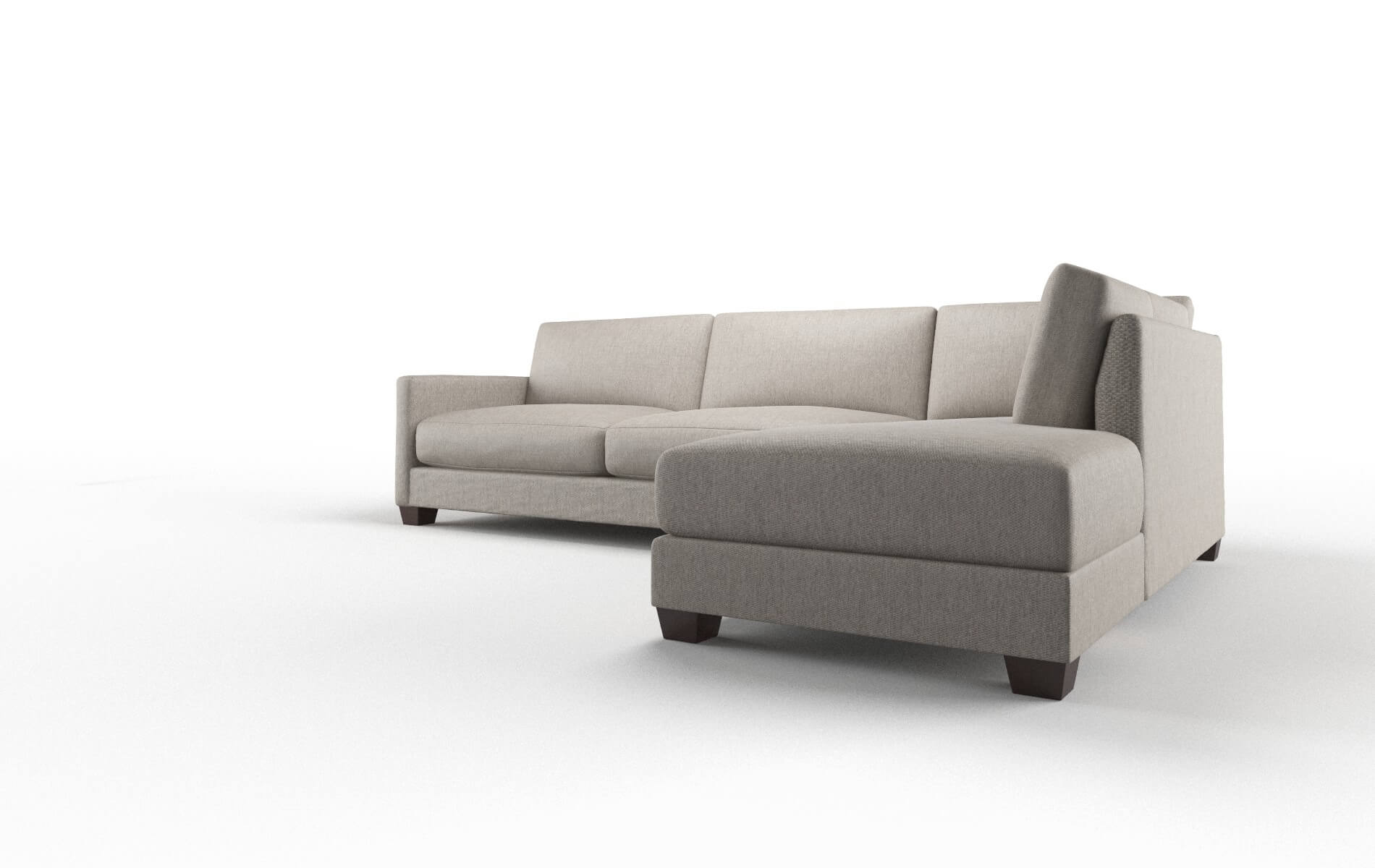 Dresden Cosmo Taupe Panel espresso legs 4