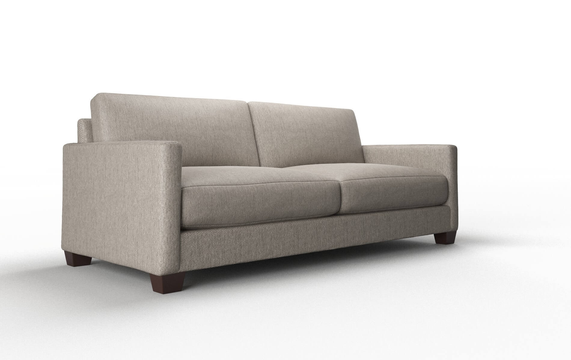 Dresden Cosmo Taupe Sofa espresso legs 2