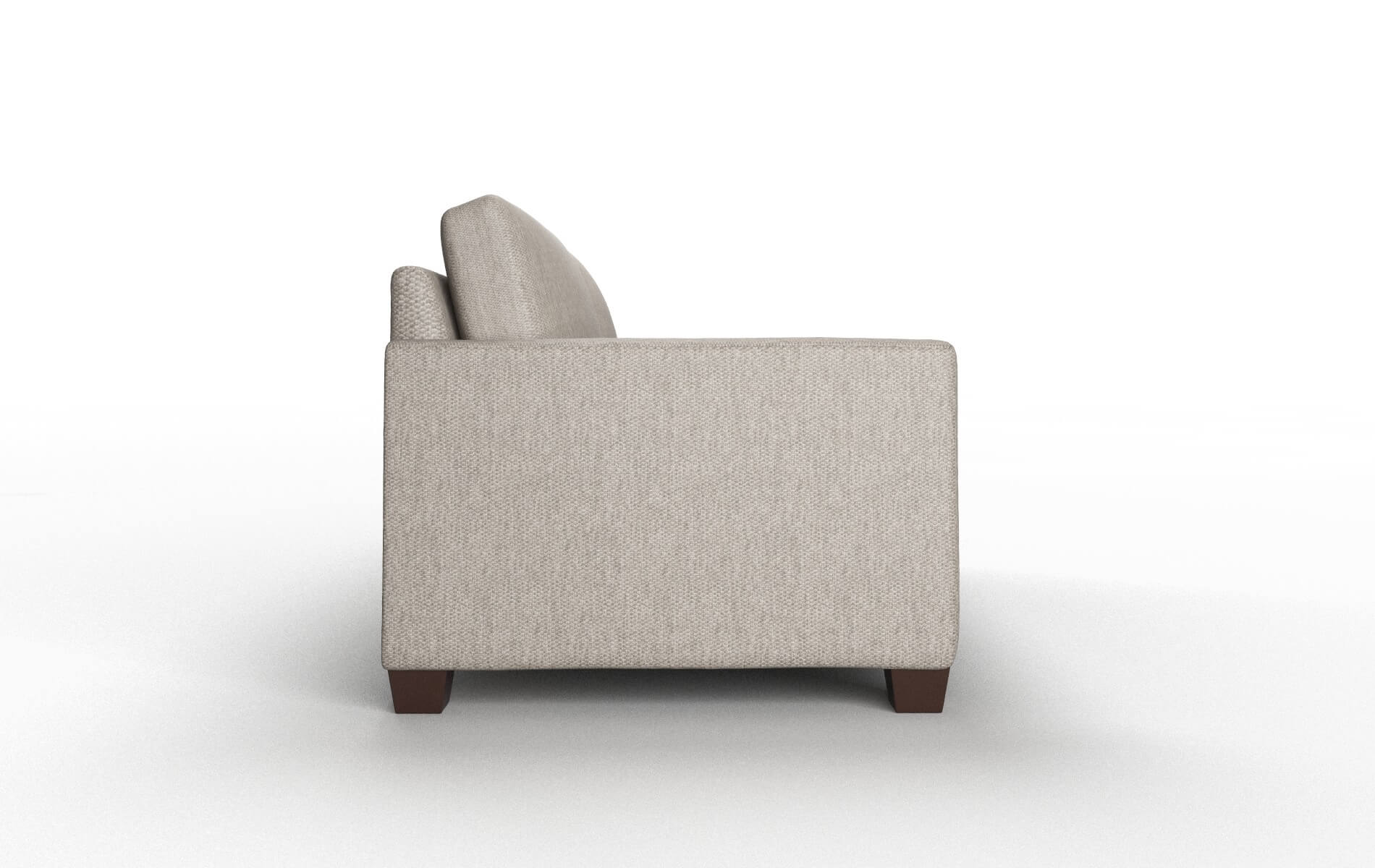 Dresden Cosmo Taupe Sofa espresso legs 3