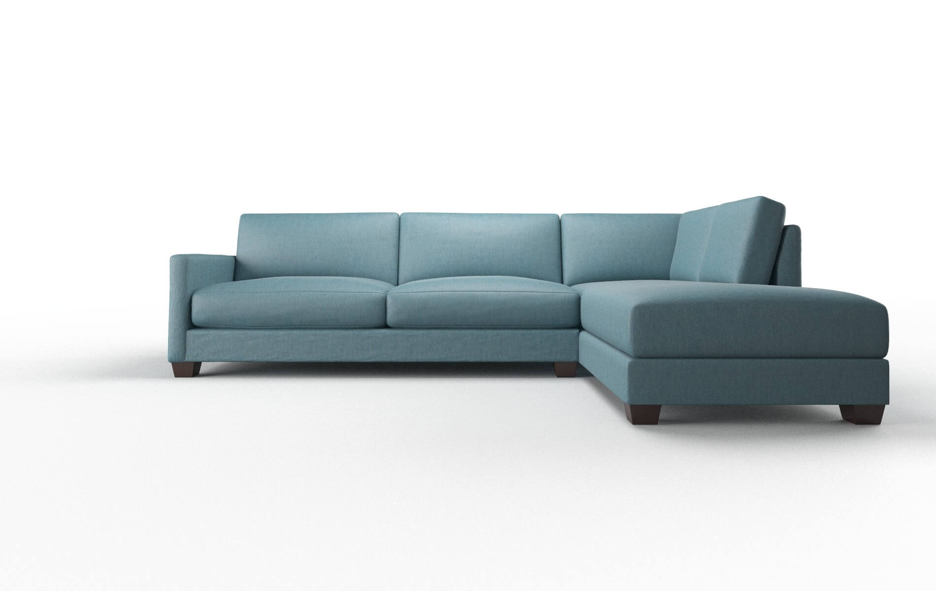 Dresden Cosmo Teal Panel espresso legs 1