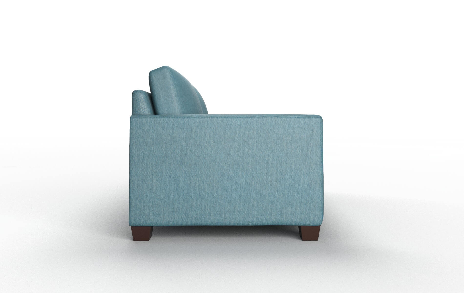 Dresden Cosmo Teal Sofa espresso legs 3