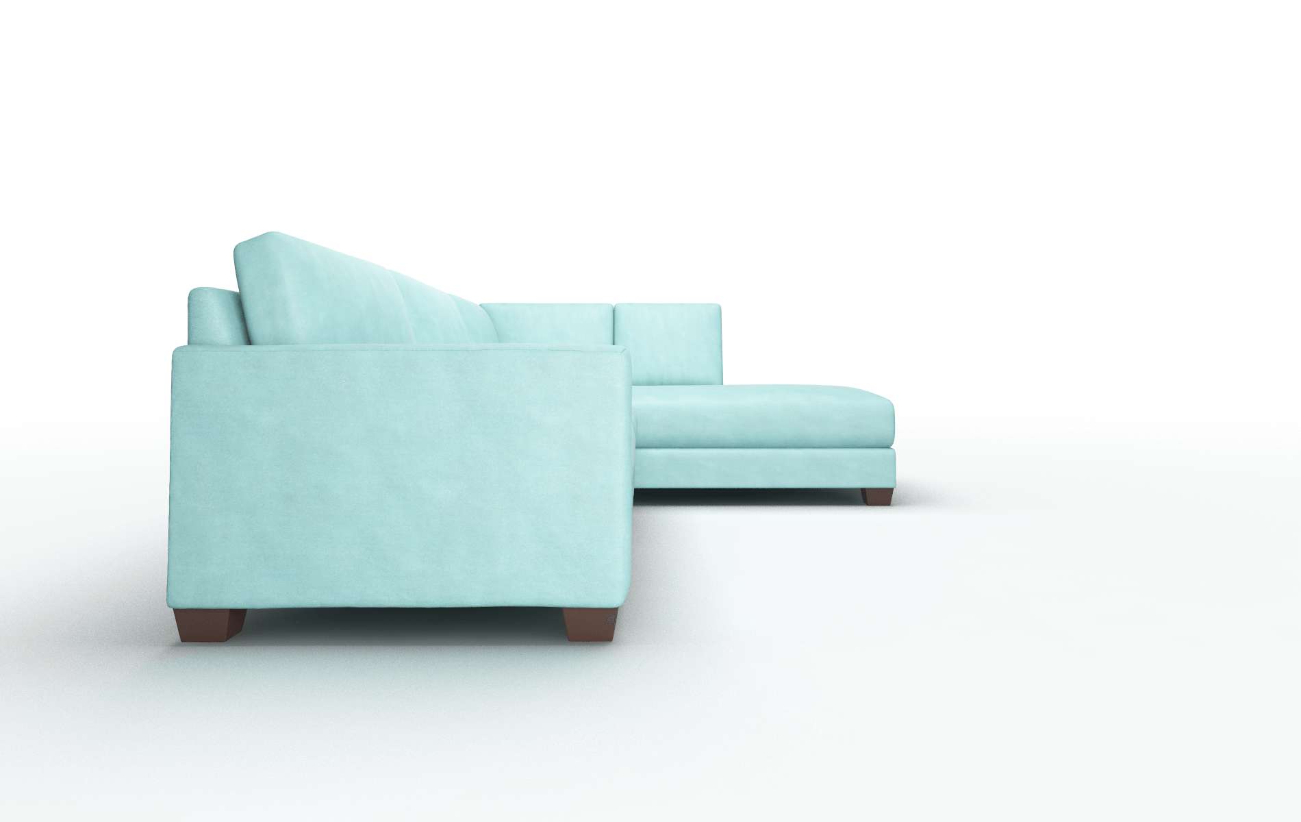 Dresden Curious Turquoise Panel espresso legs 3