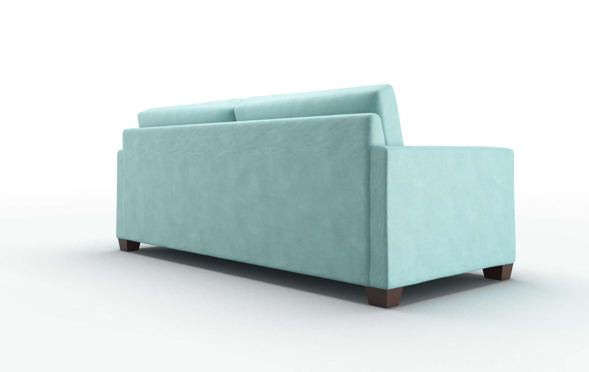 Dresden Curious Turquoise Sofa espresso legs 5