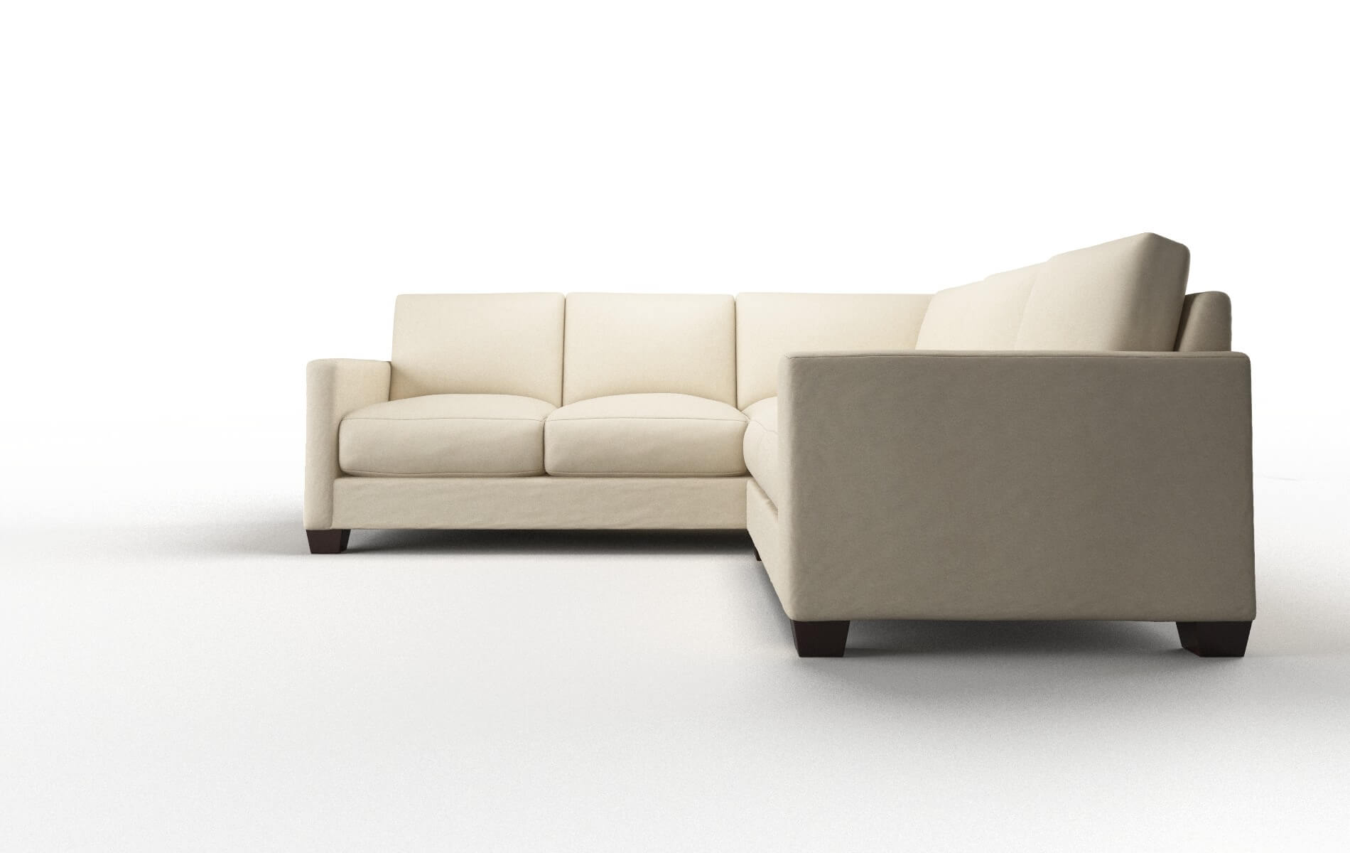 Dresden Dream_d Almond Sectional espresso legs 5