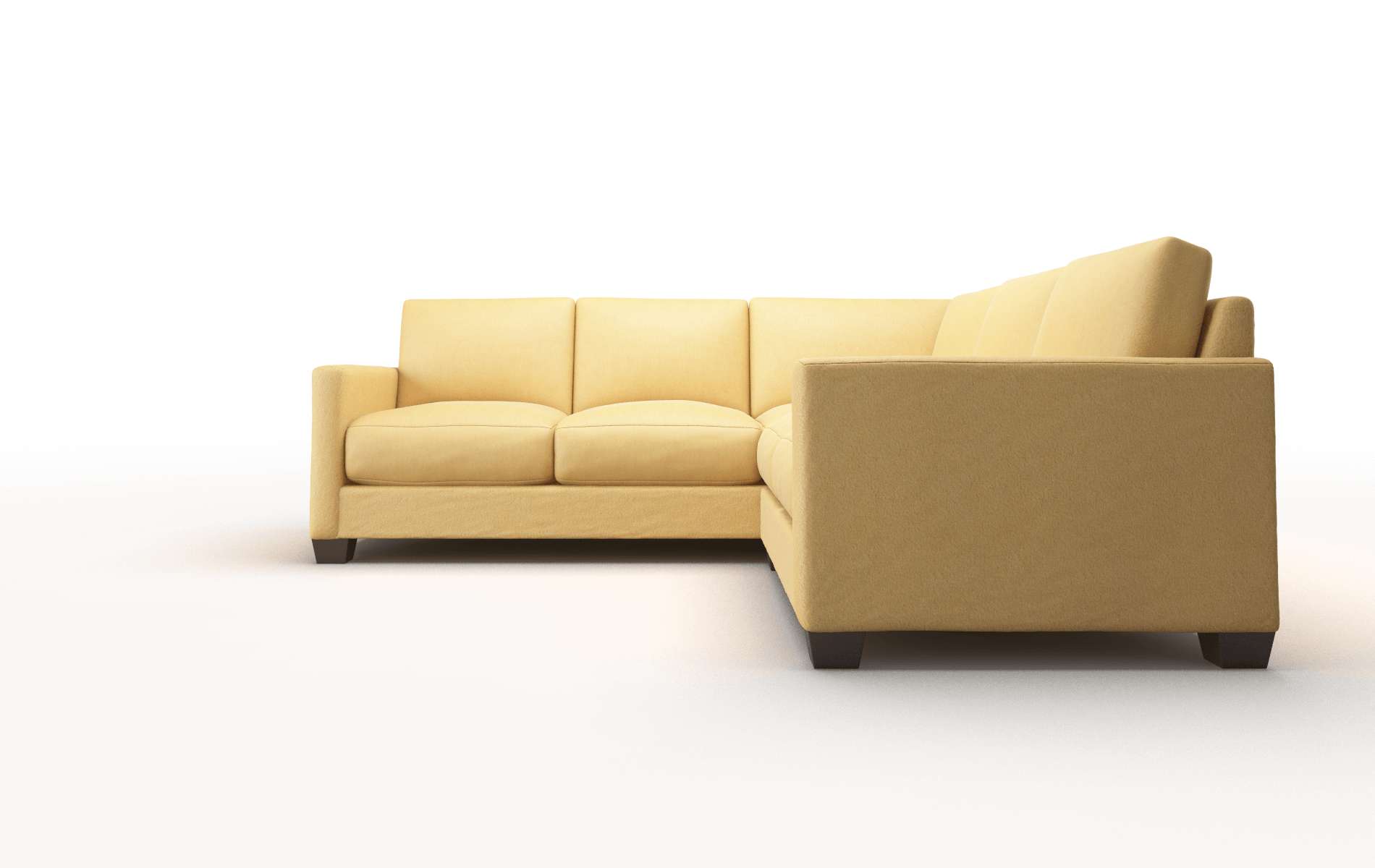 Dresden Dream_d Sunflower Sectional espresso legs 5