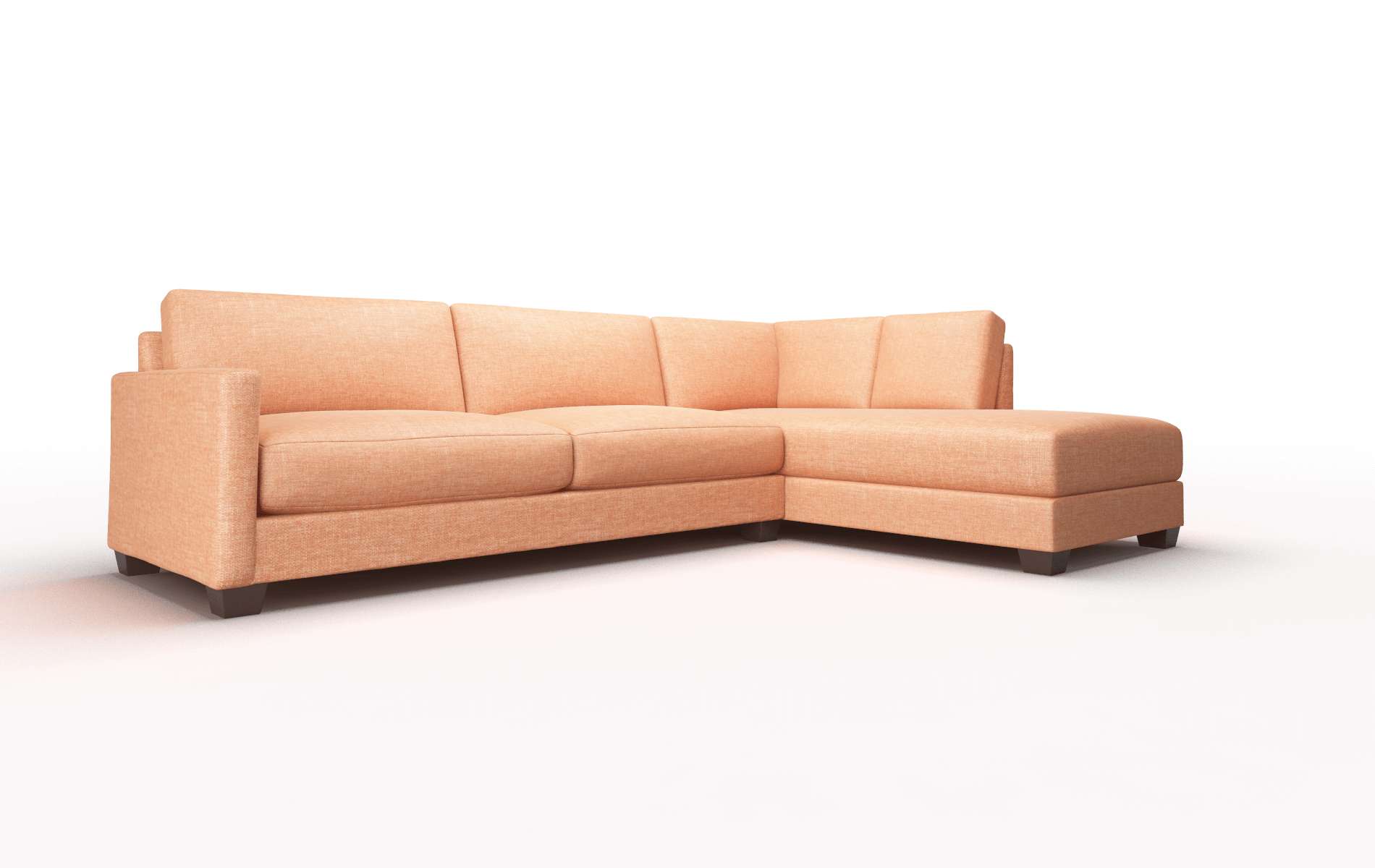 Dresden Durham Tangerine Panel espresso legs 2