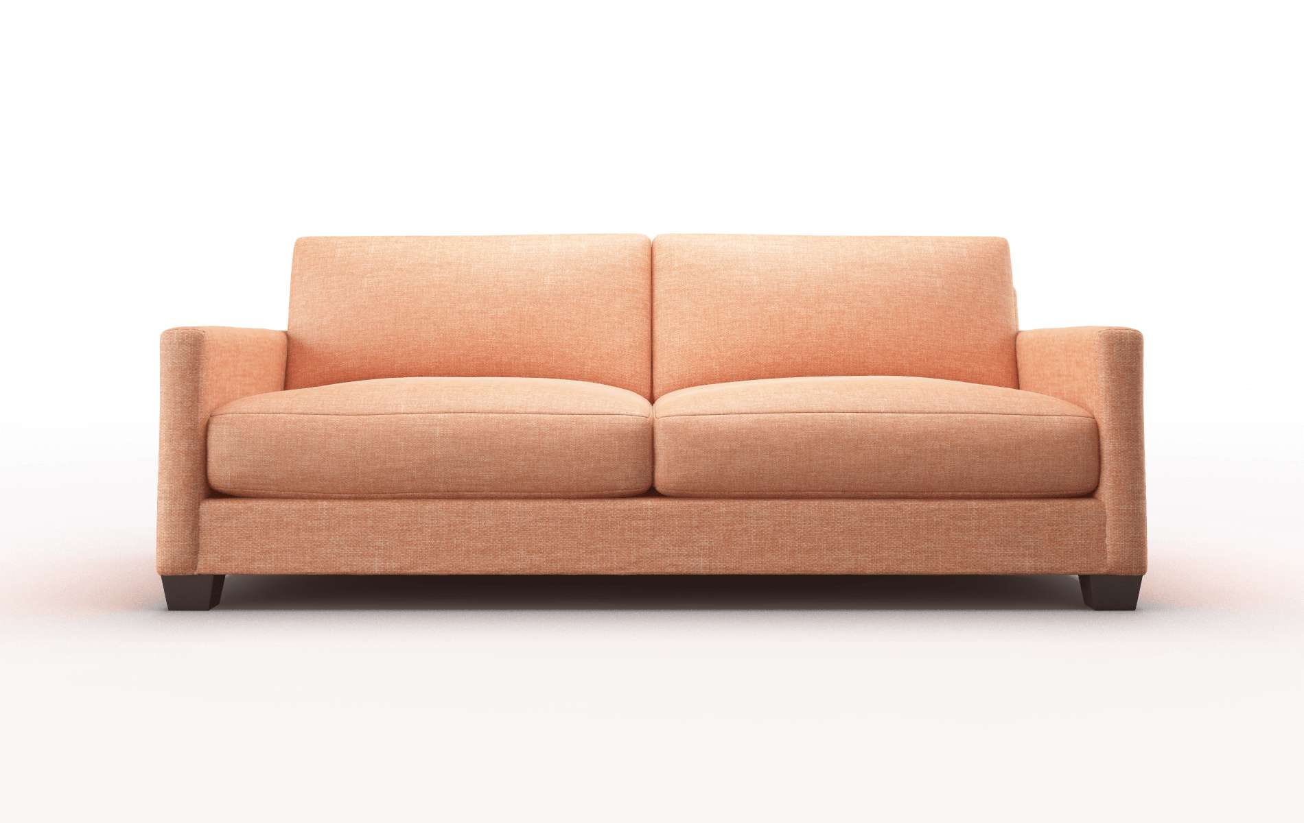 Dresden Durham Tangerine Sofa espresso legs 1