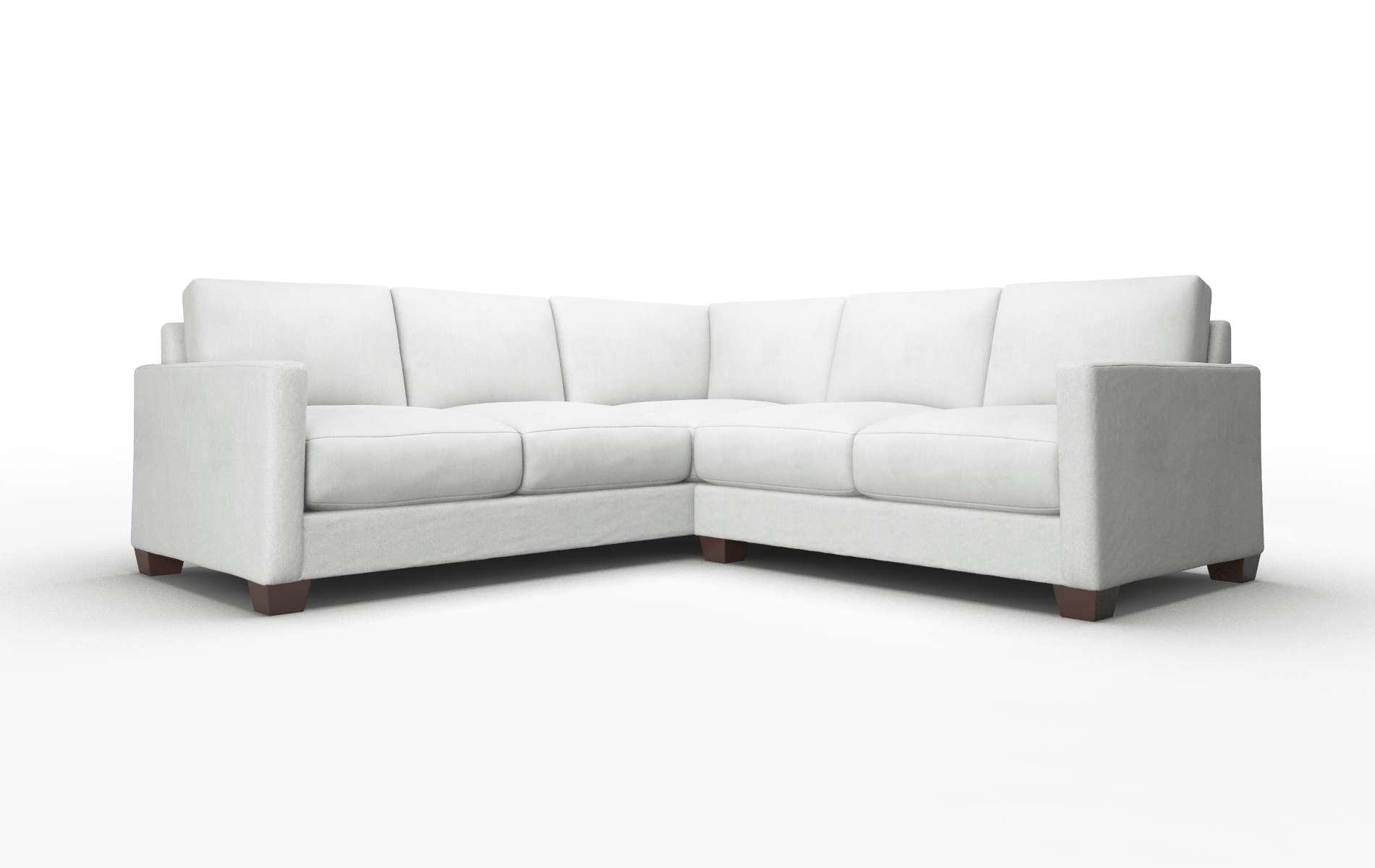 Dresden Geo Sterling Sectional espresso legs 1