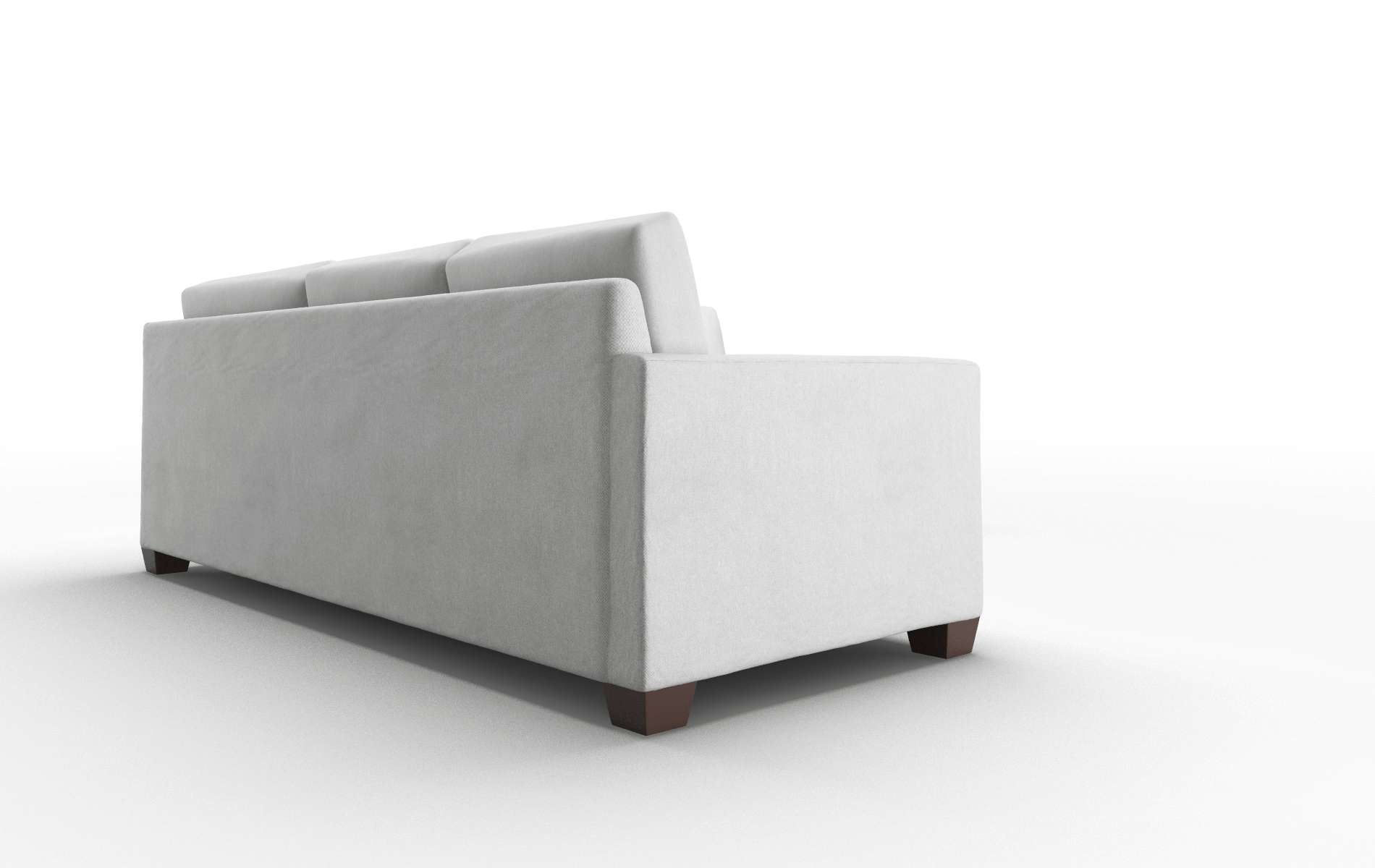 Dresden Geo Sterling Sectional espresso legs 3