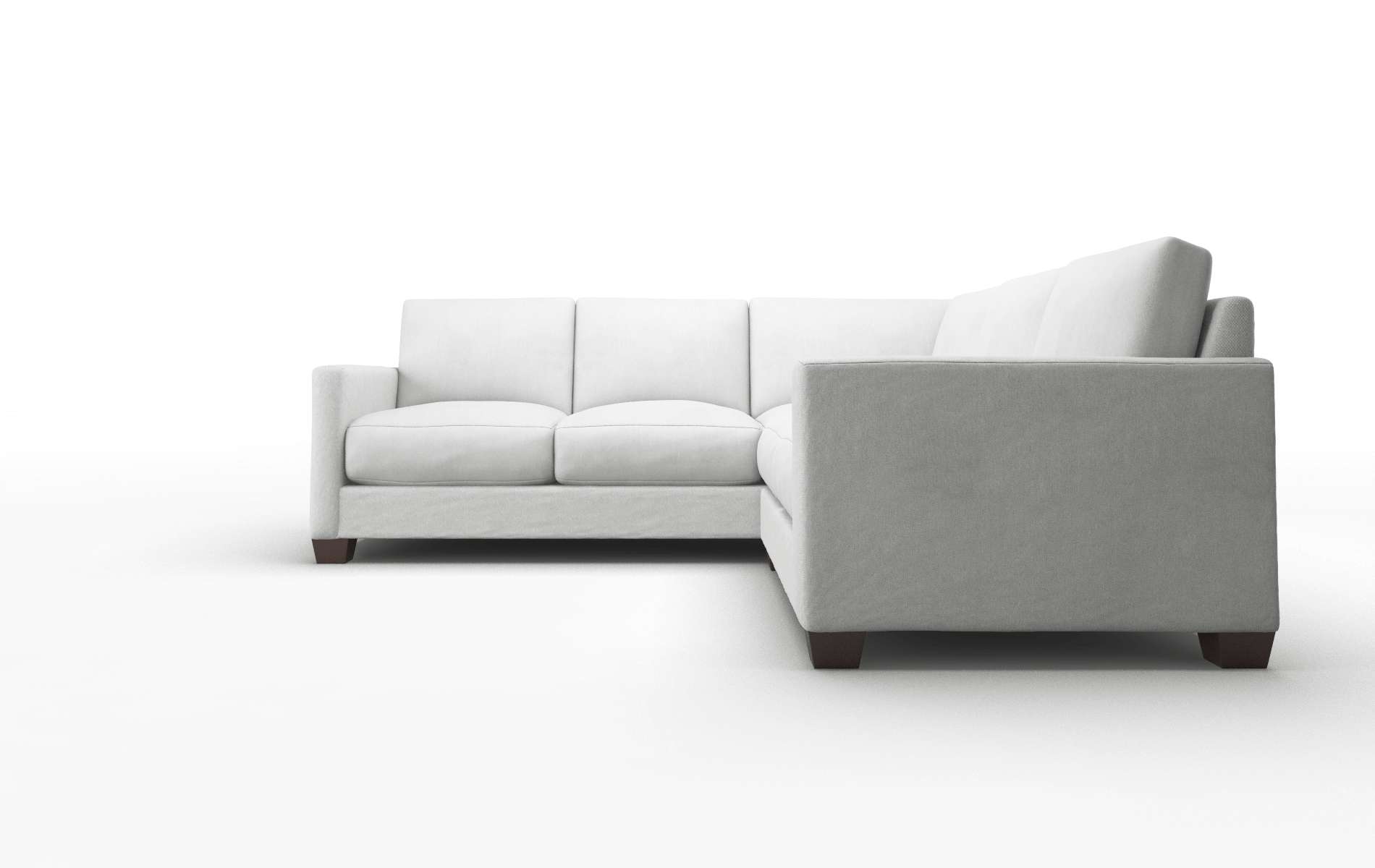 Dresden Geo Sterling Sectional espresso legs 5