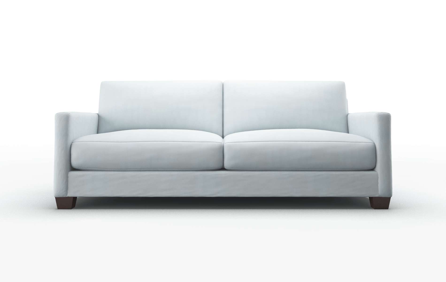 Dresden Hathaway aqua Sofa Espresso Legs  1