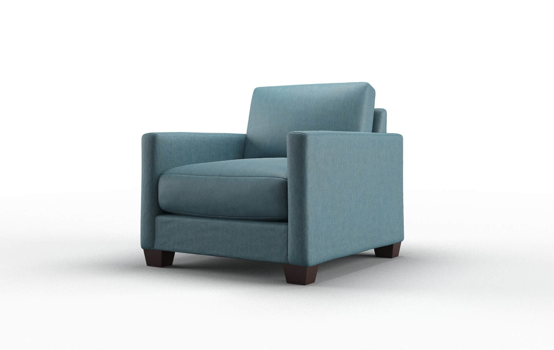 Dresden Hepburn Teal Chair espresso legs 4
