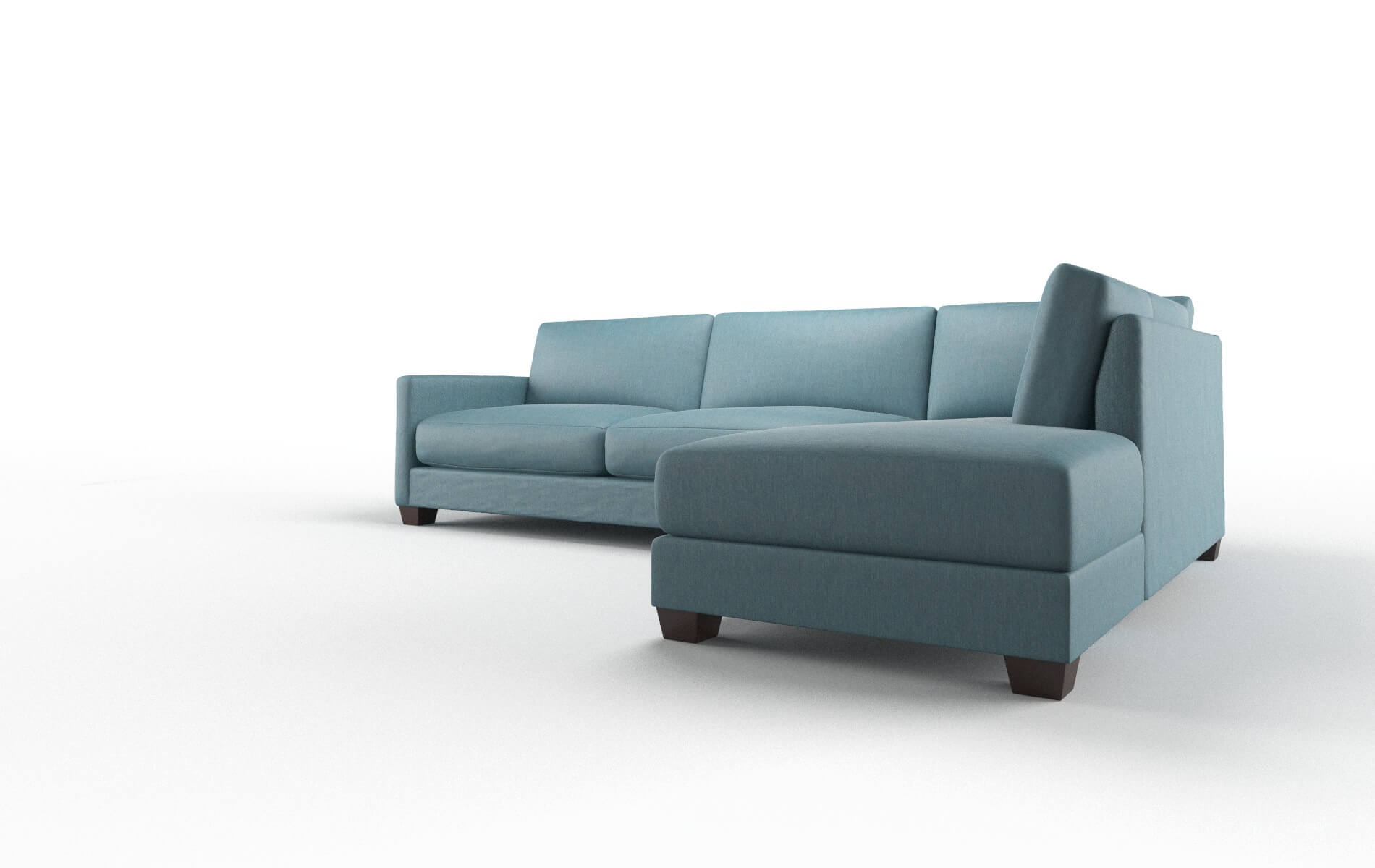 Dresden Hepburn Teal Panel espresso legs 4