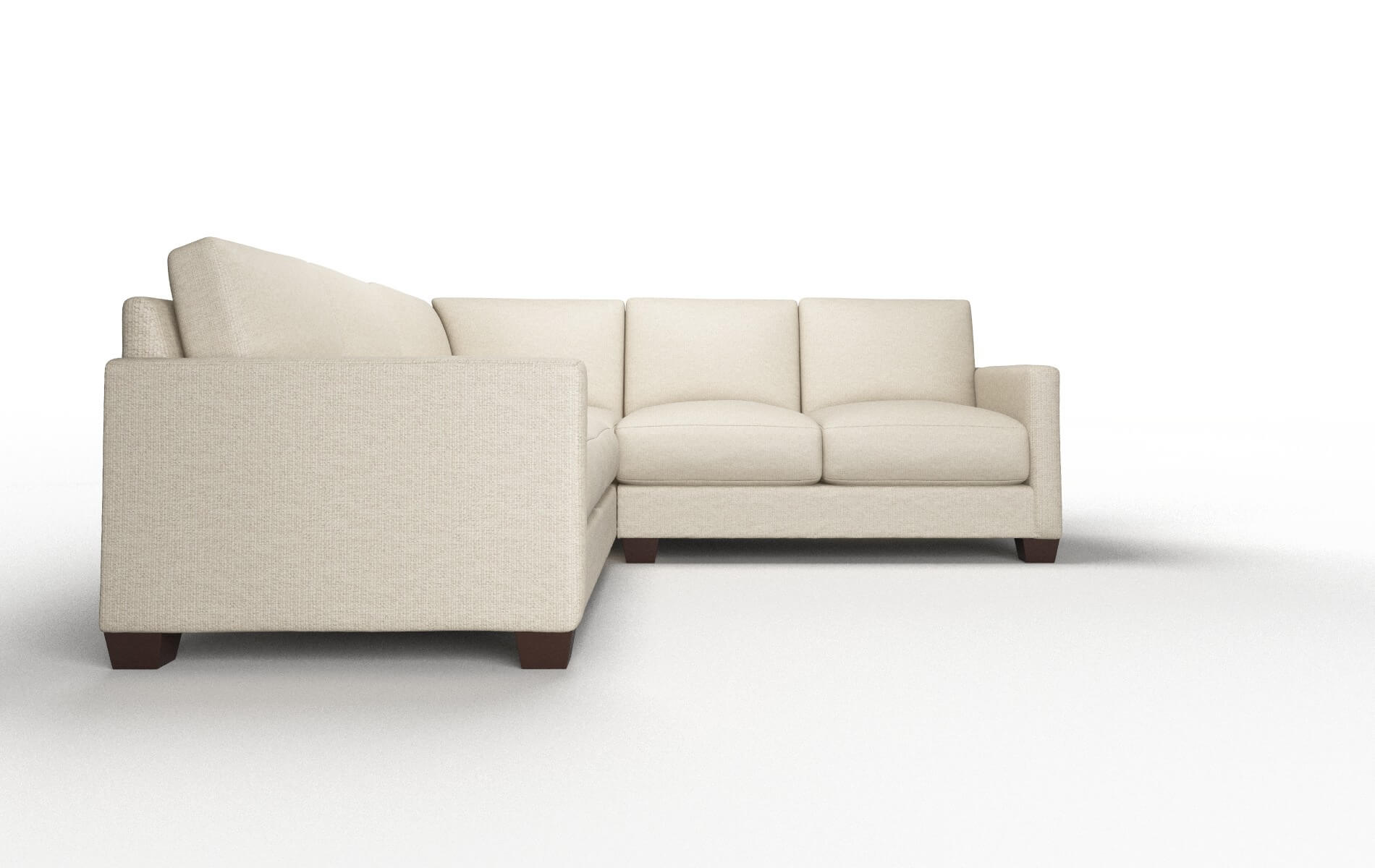 Dresden Insight Barley Sectional espresso legs 2