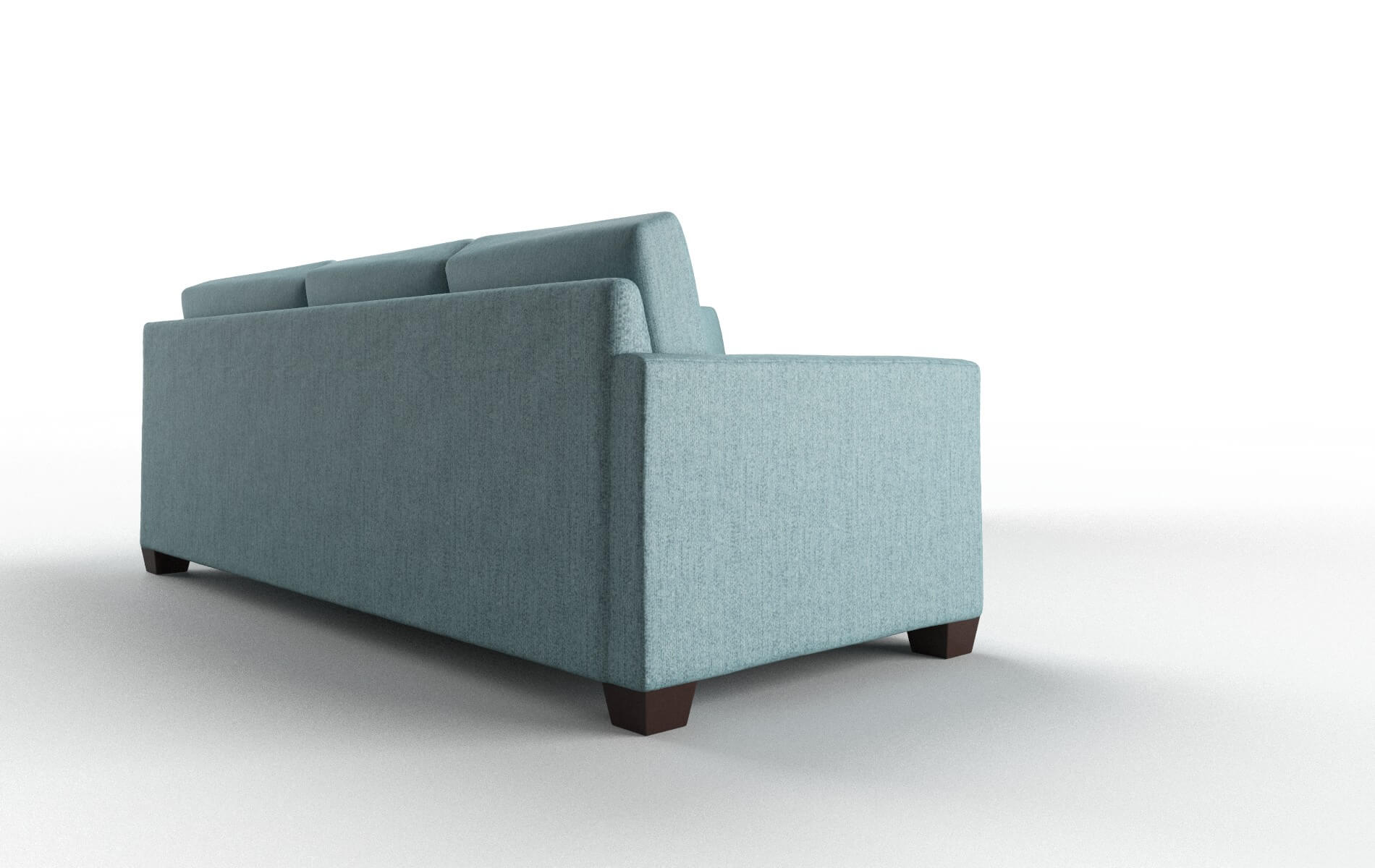 Dresden Insight Peacock Sectional espresso legs 3