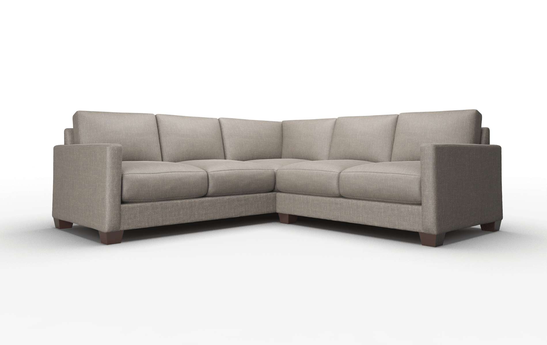 Dresden Keylargo bark Sectional Espresso Legs  1