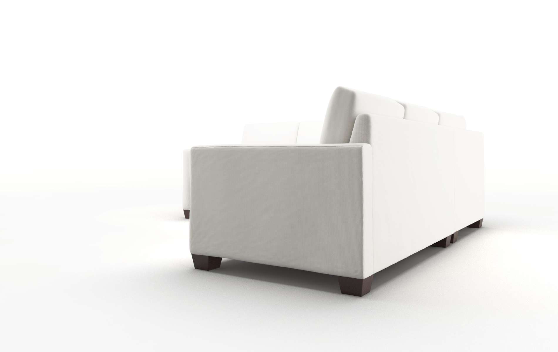 Dresden Keylargo Oatmeal Sectional espresso legs 4
