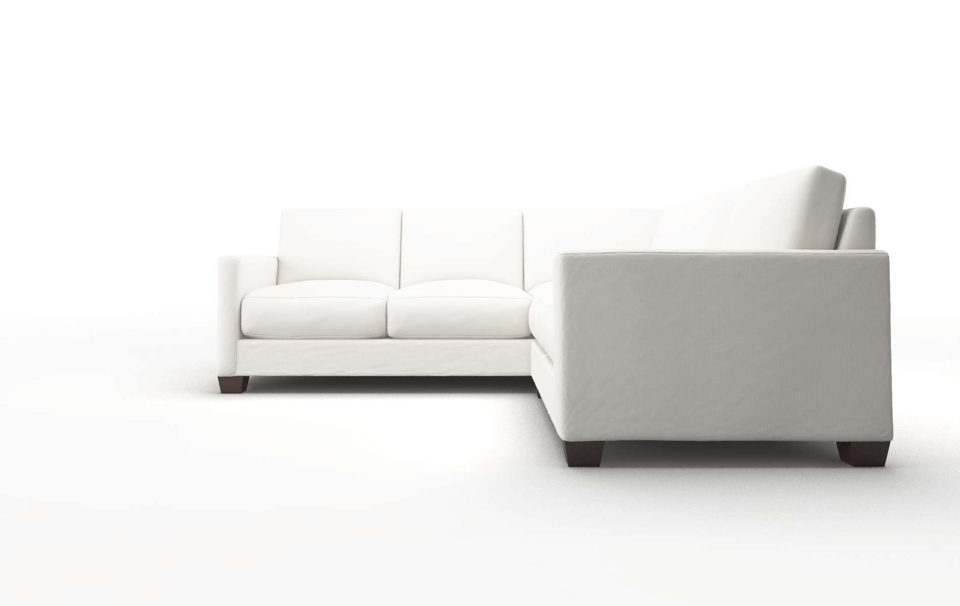 Dresden Keylargo Oatmeal Sectional espresso legs 5