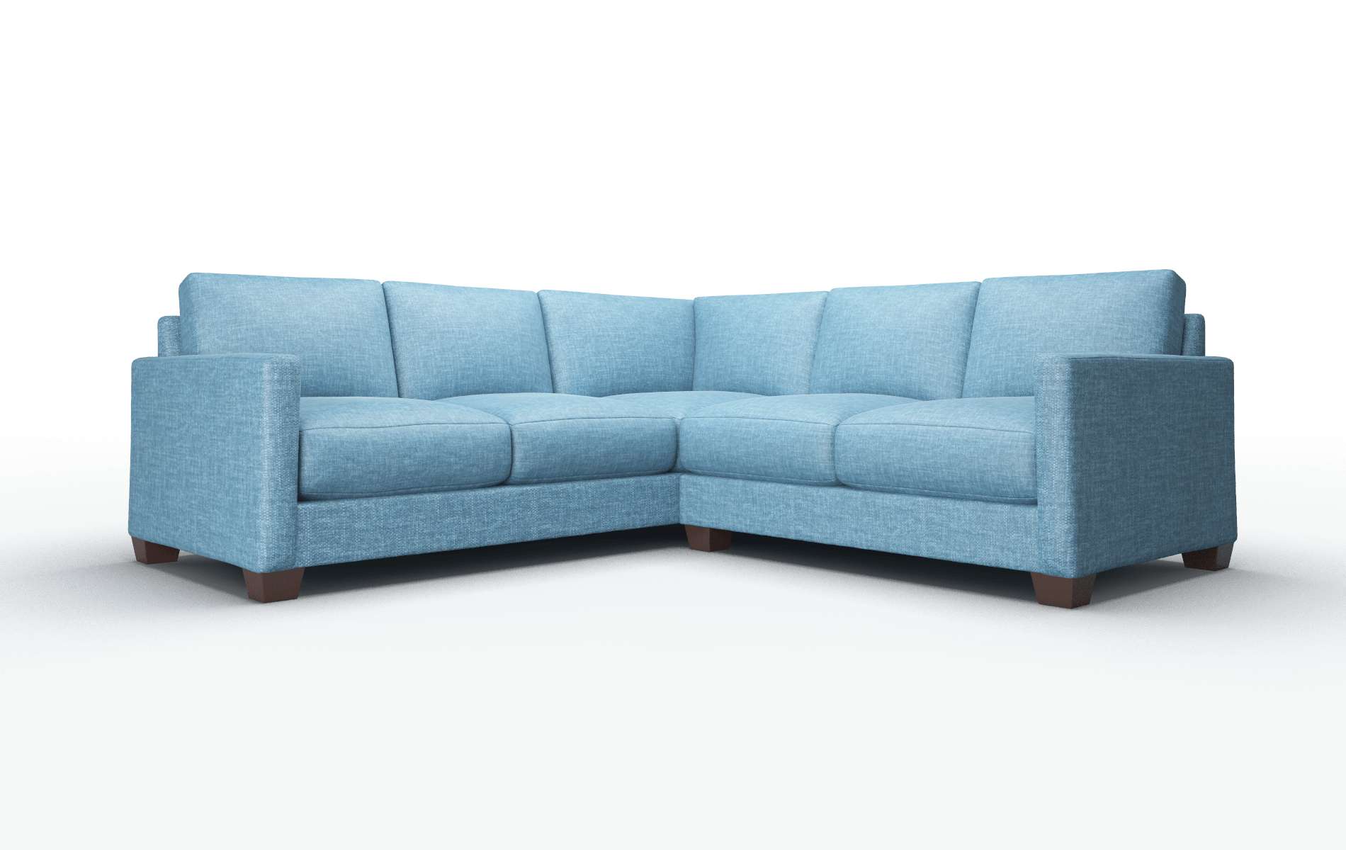 Dresden Keylargo ocean Sectional Espresso Legs  1