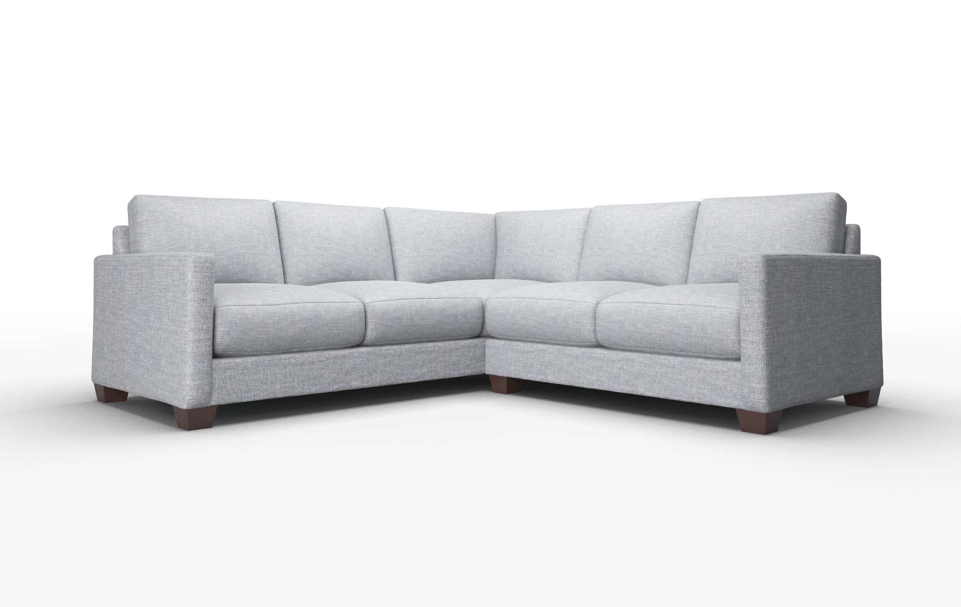 Dresden Lana Ash Sectional espresso legs 1