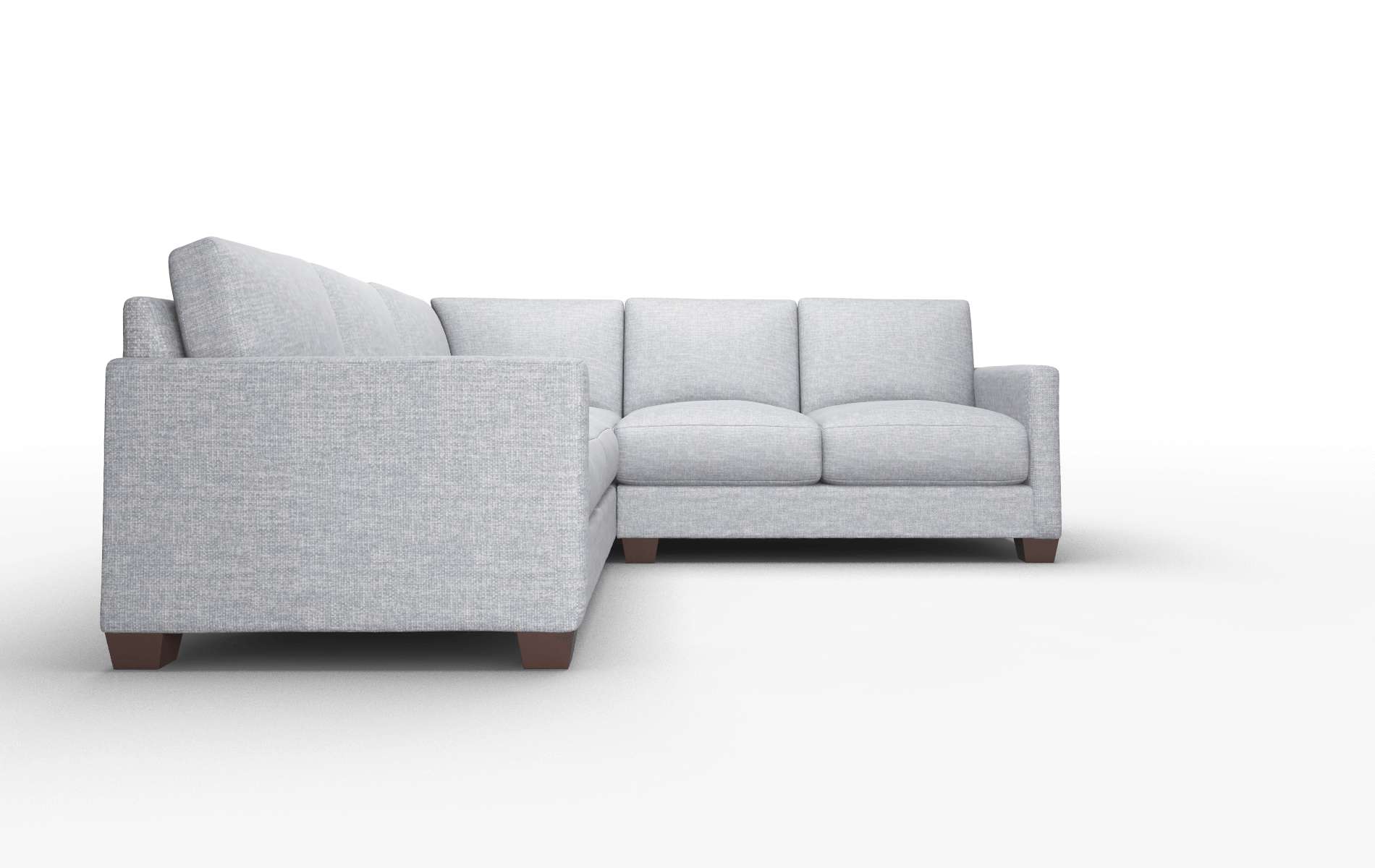 Dresden Lana Ash Sectional espresso legs 2