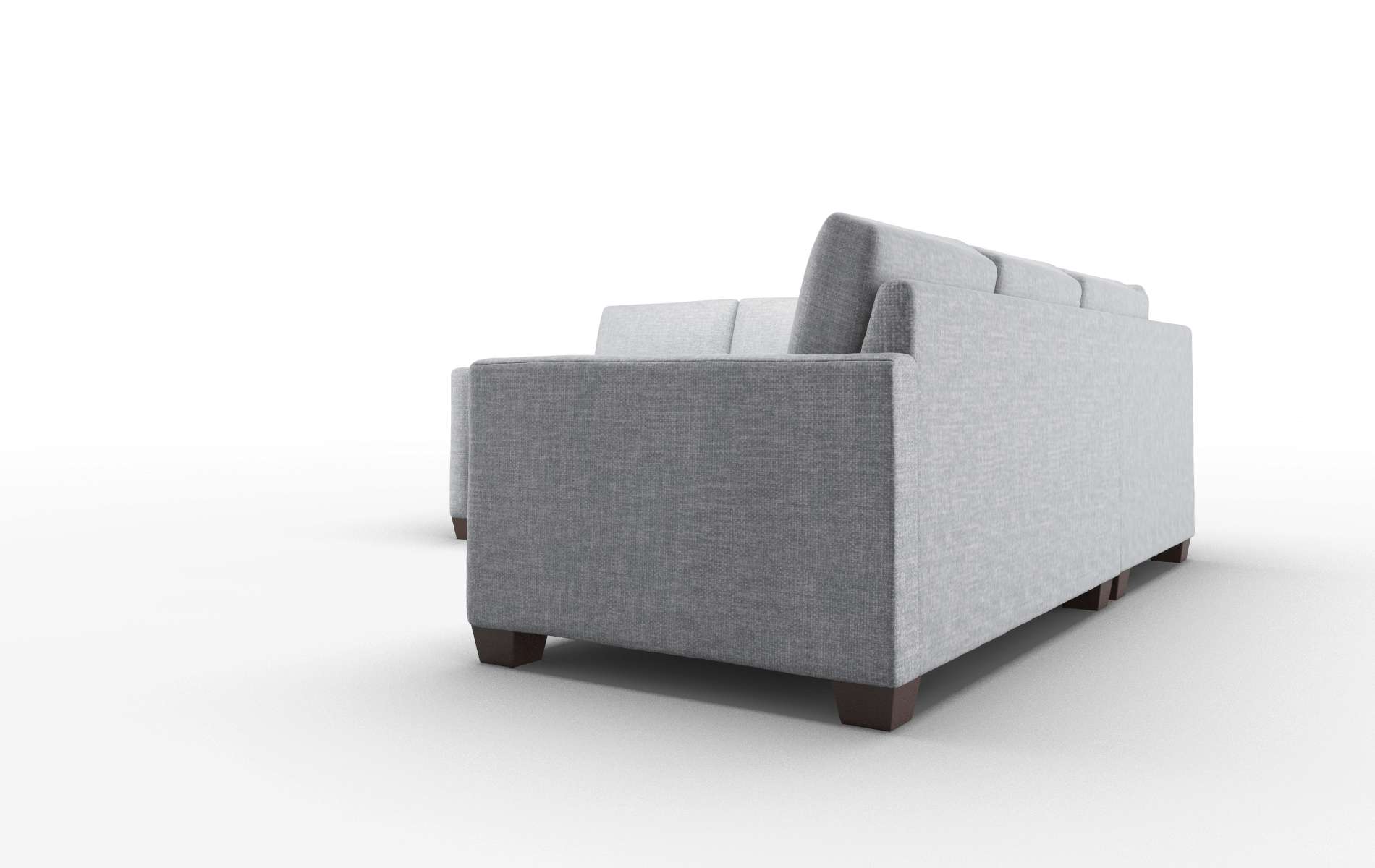 Dresden Lana Ash Sectional espresso legs 4