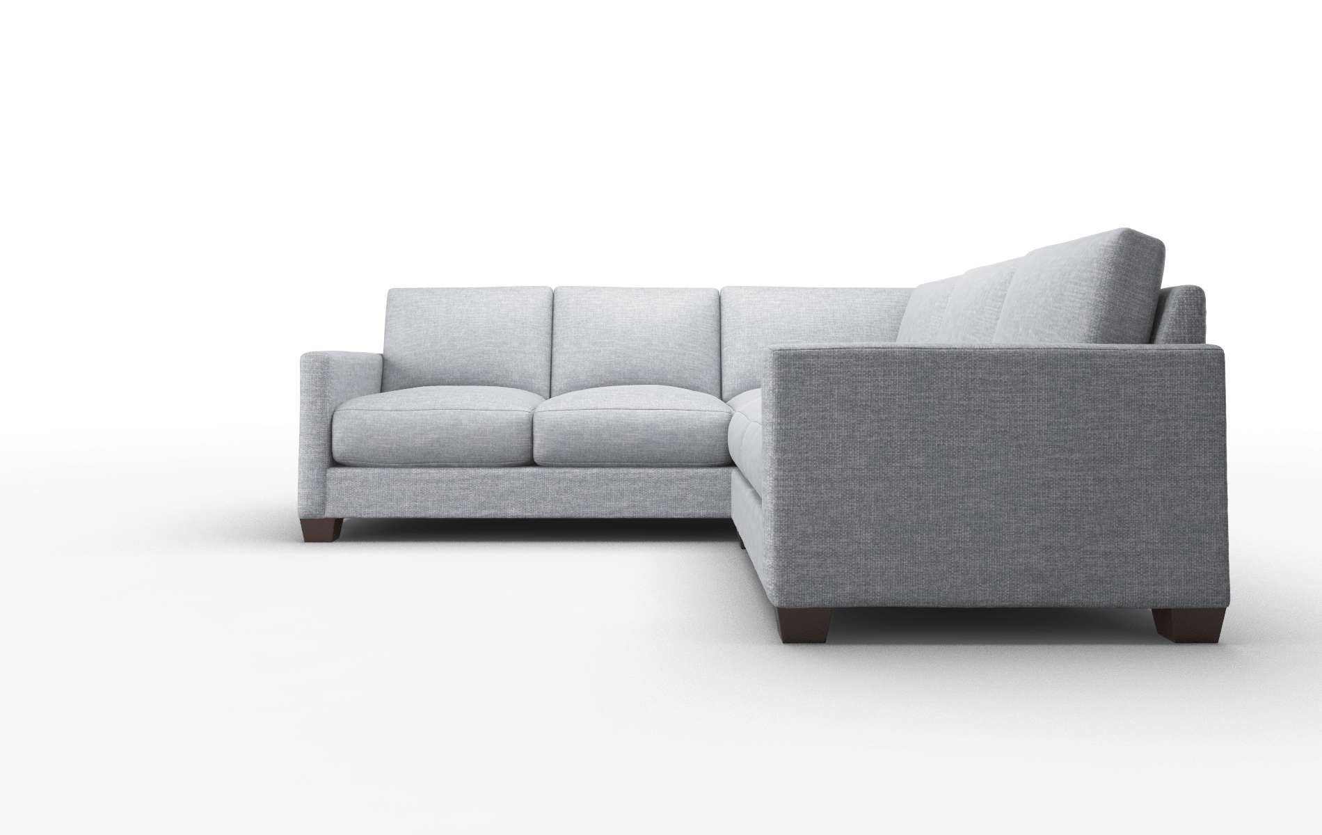 Dresden Lana Ash Sectional espresso legs 5