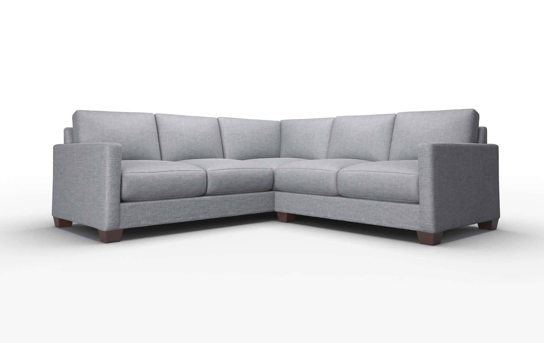 Dresden Lana Onyx Sectional espresso legs 1