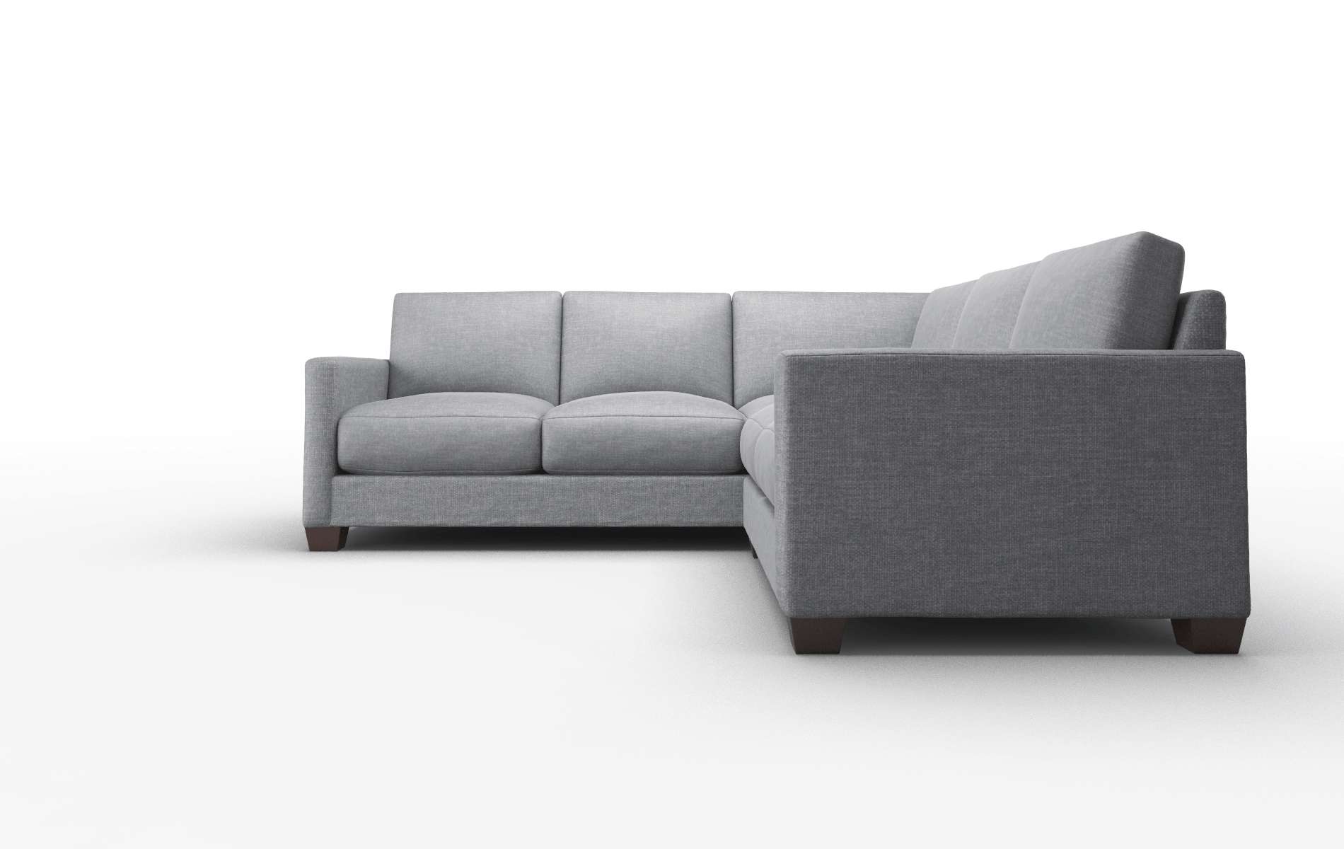 Dresden Lana Onyx Sectional espresso legs 5