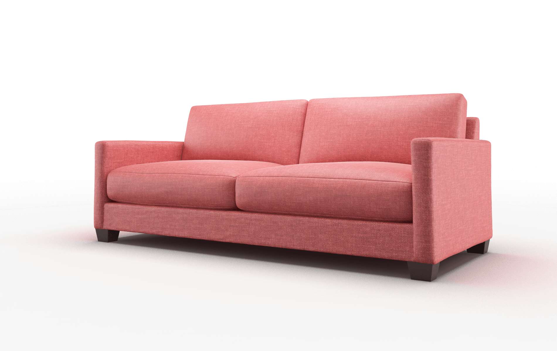 Dresden Leslie Poppy Sofa espresso legs 4