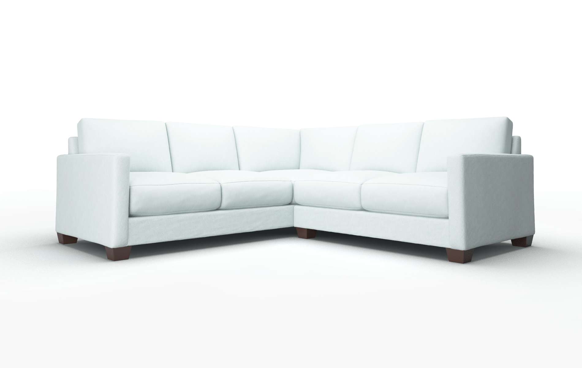 Dresden Leslie robins_egg Sectional Espresso Legs  1