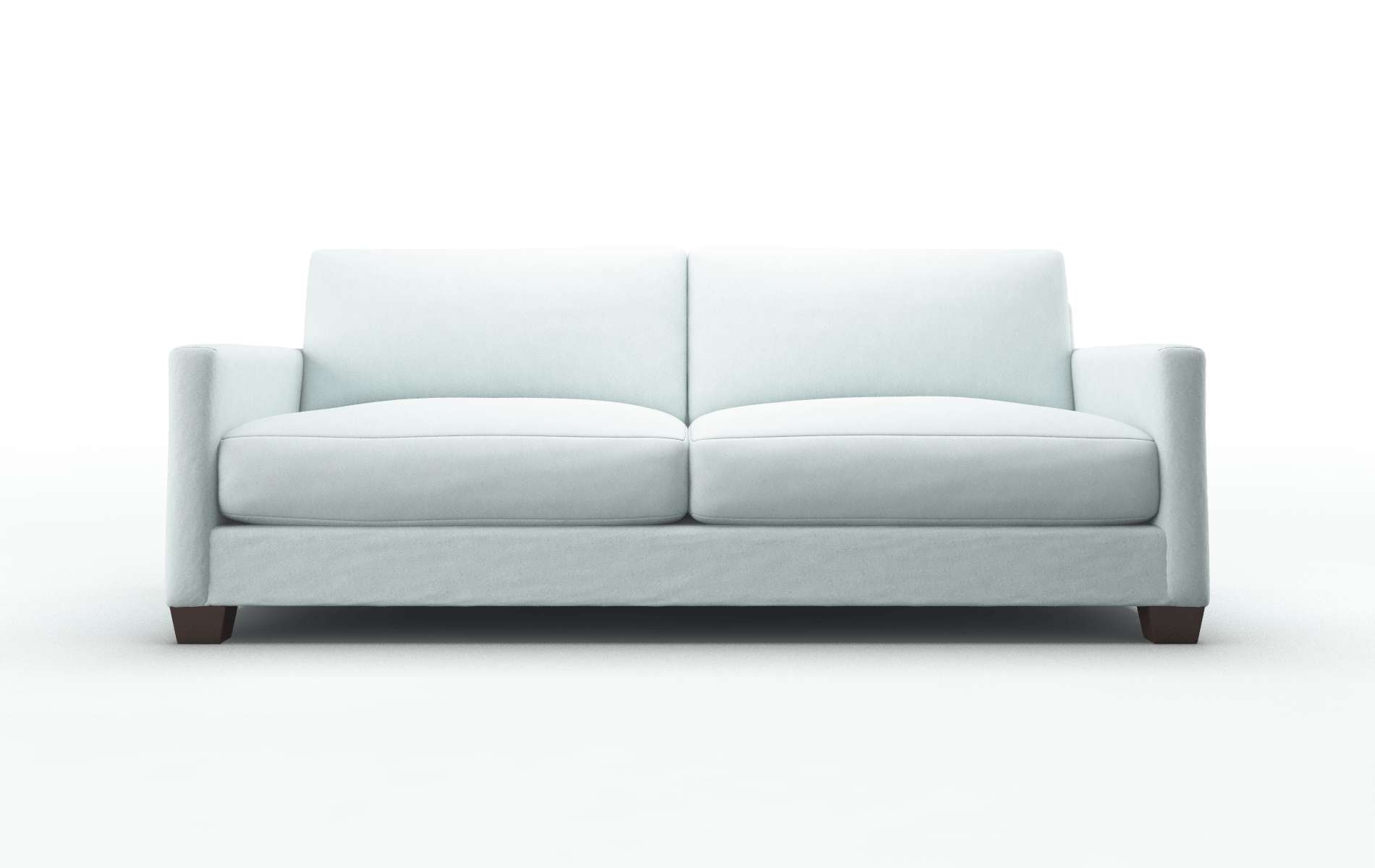 Dresden Leslie Robins_egg Sofa espresso legs 1