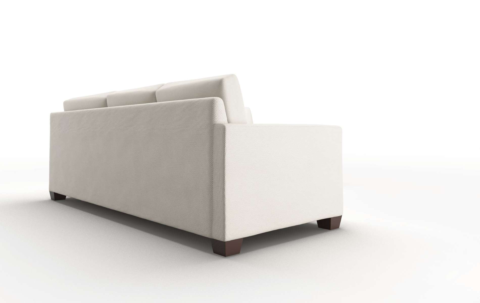Dresden Malibu Linen Sectional espresso legs 3