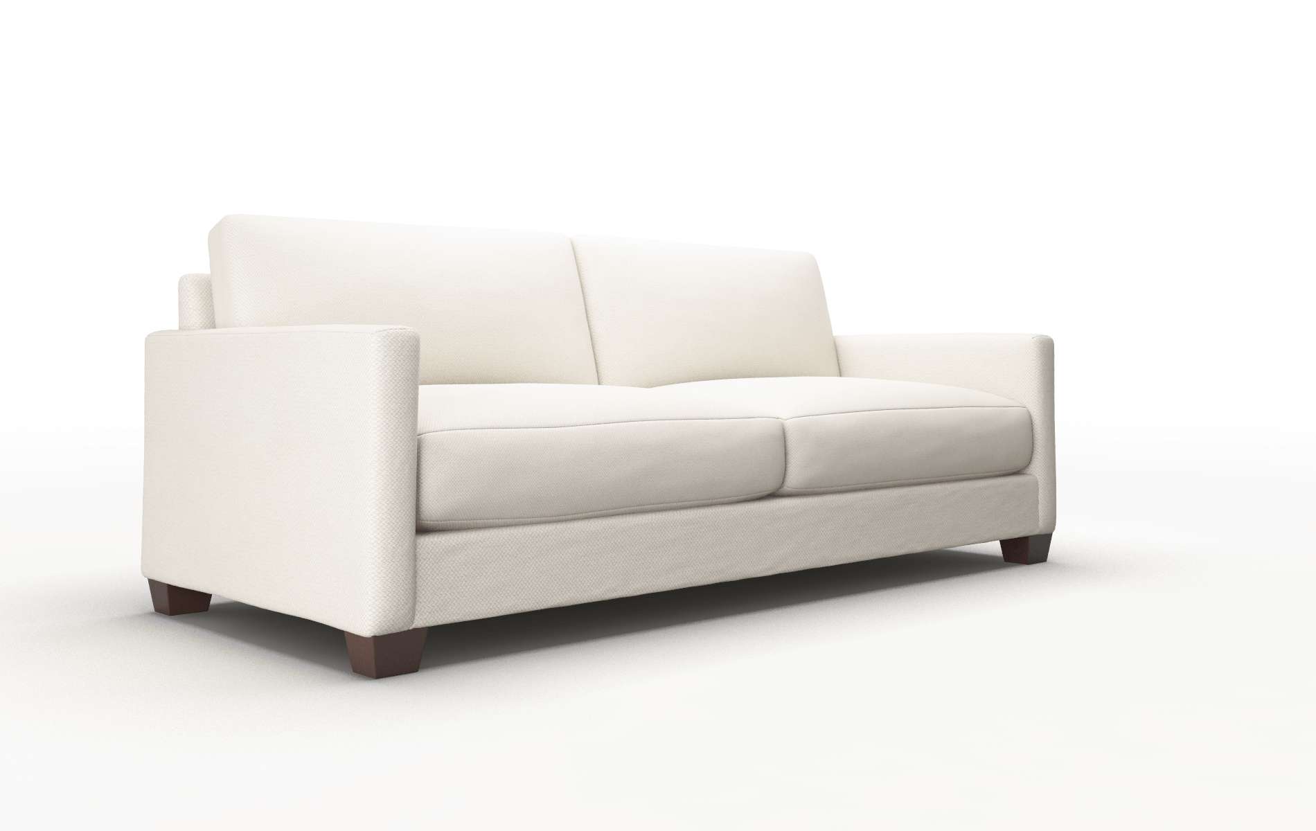 Dresden Malibu Linen Sofa espresso legs 2