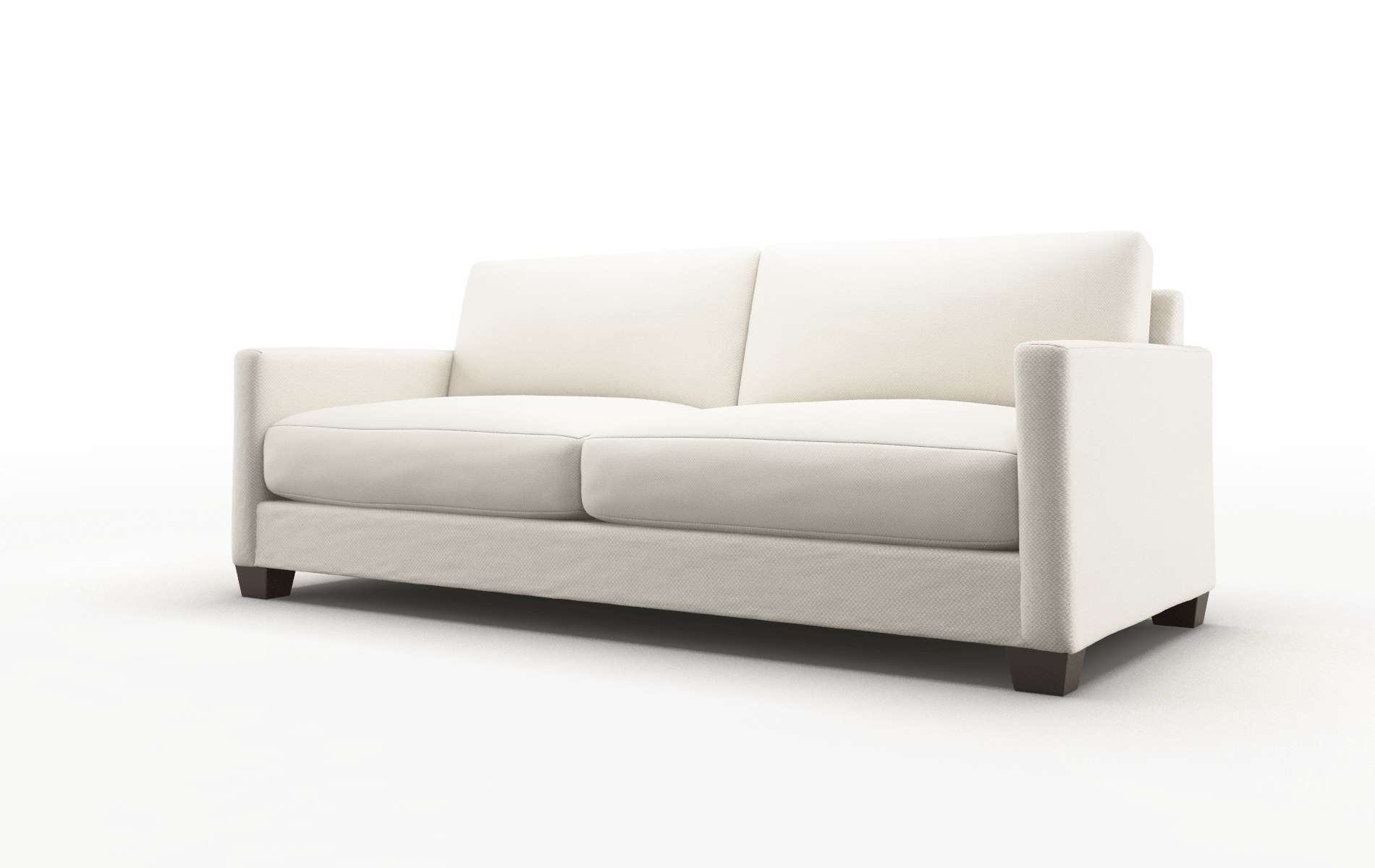 Dresden Malibu Linen Sofa espresso legs 4