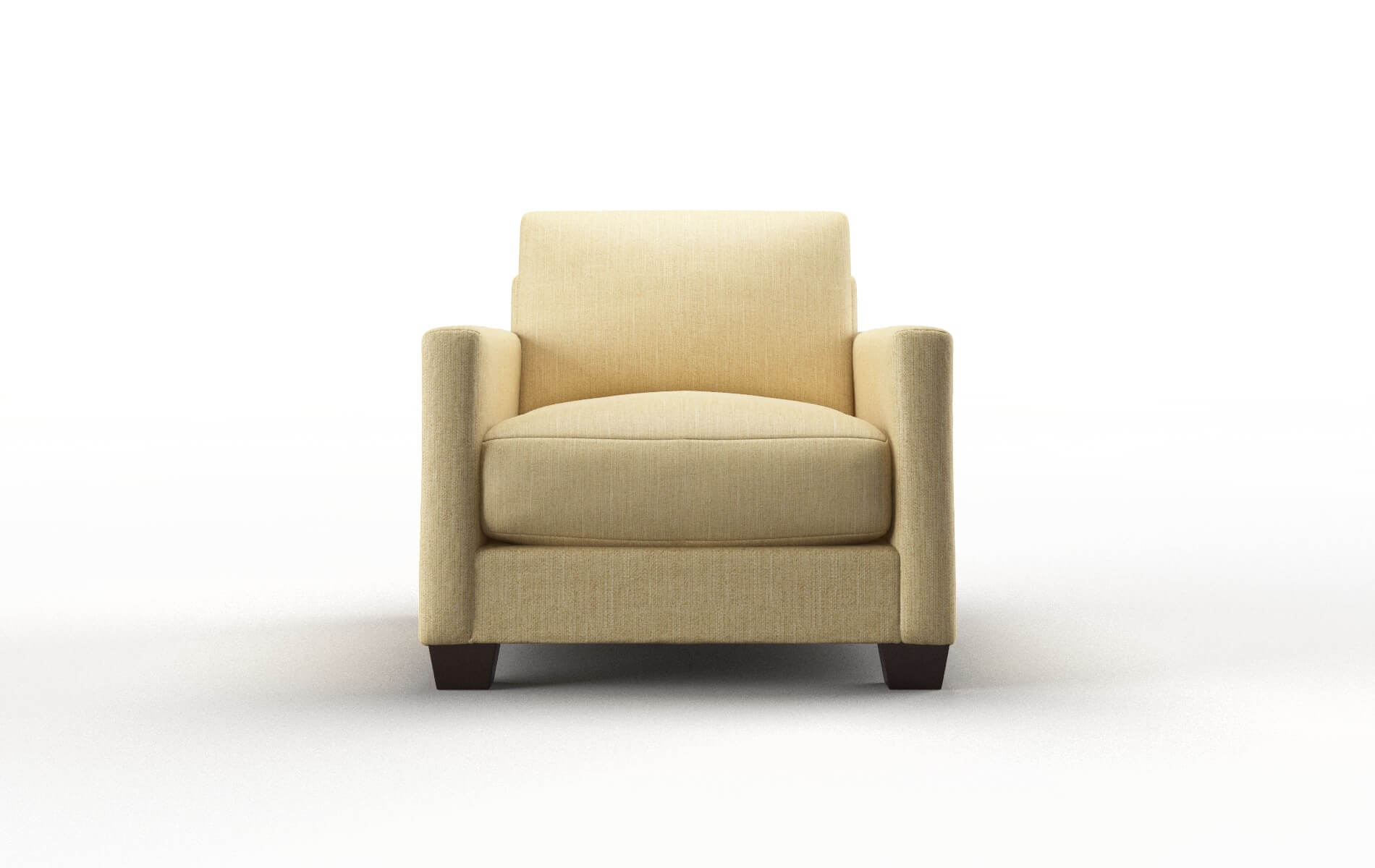 Dresden Malibu maize Chair Espresso Legs  1