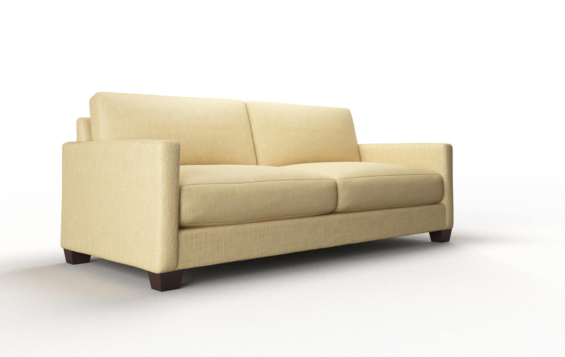 Dresden Malibu Maize Sofa espresso legs 2